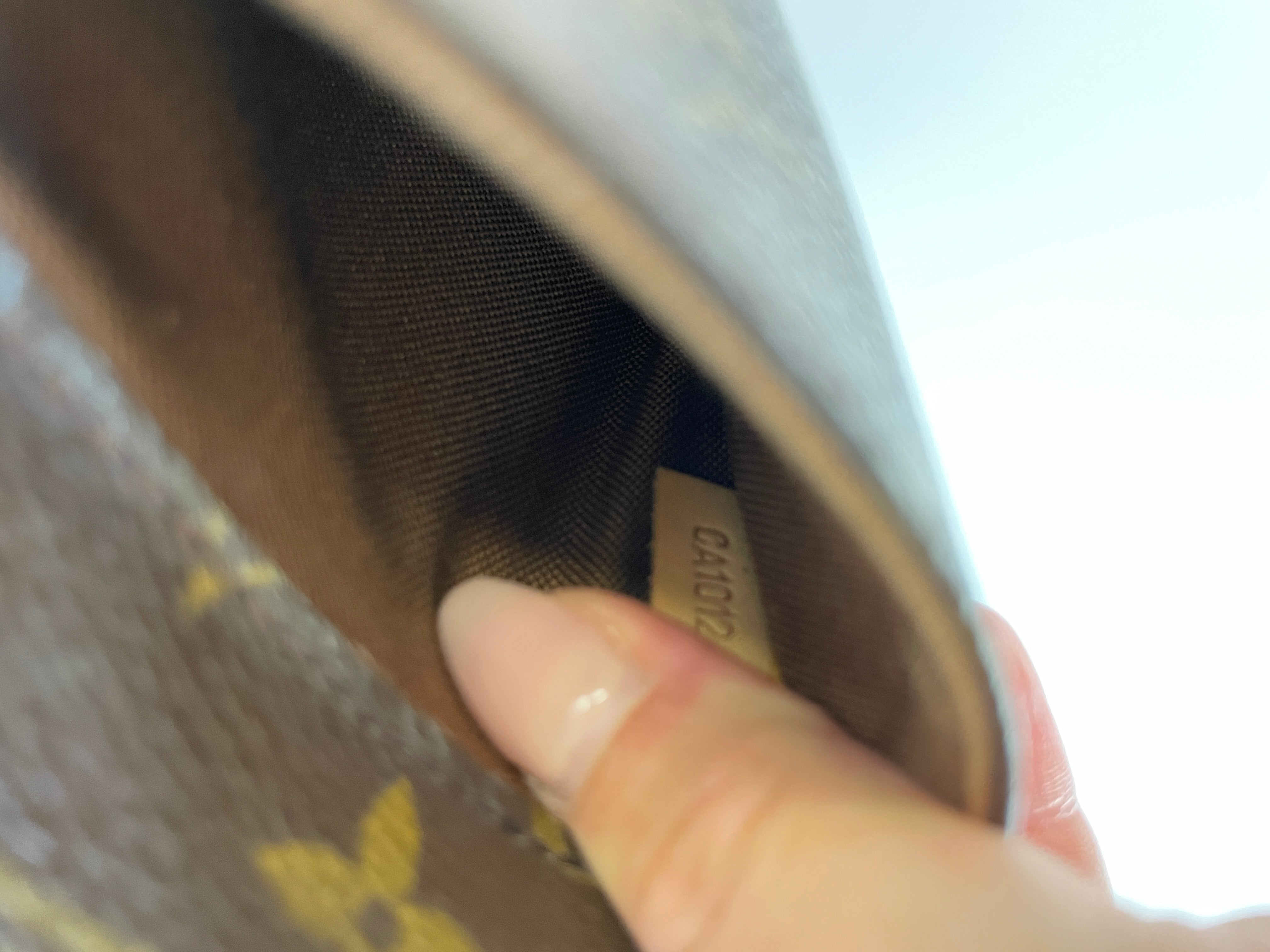 LOUIS VUITTON POCHETTE GANGE BODY BAG USED