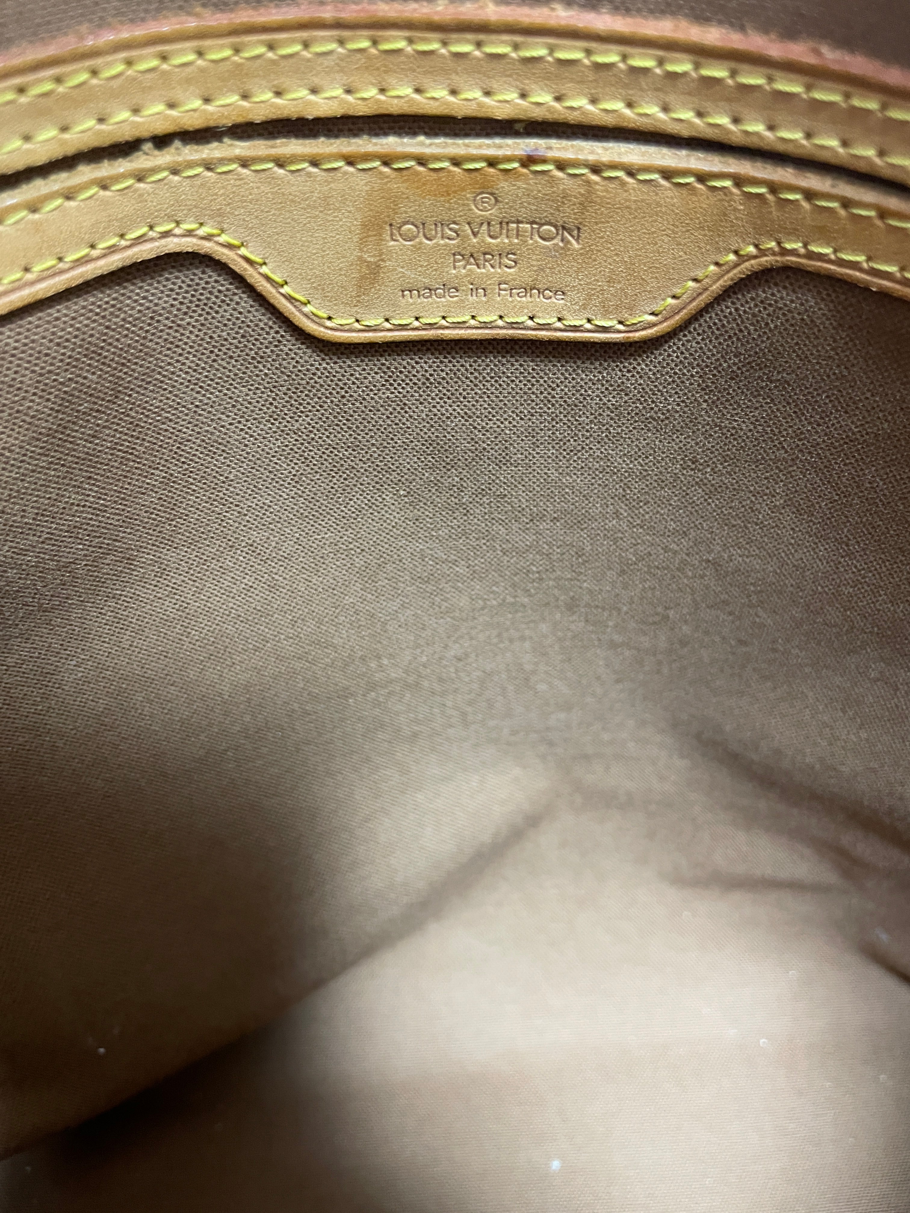 Louis Vuitton Cabas Mezzo Shoulder Tote Bag Used