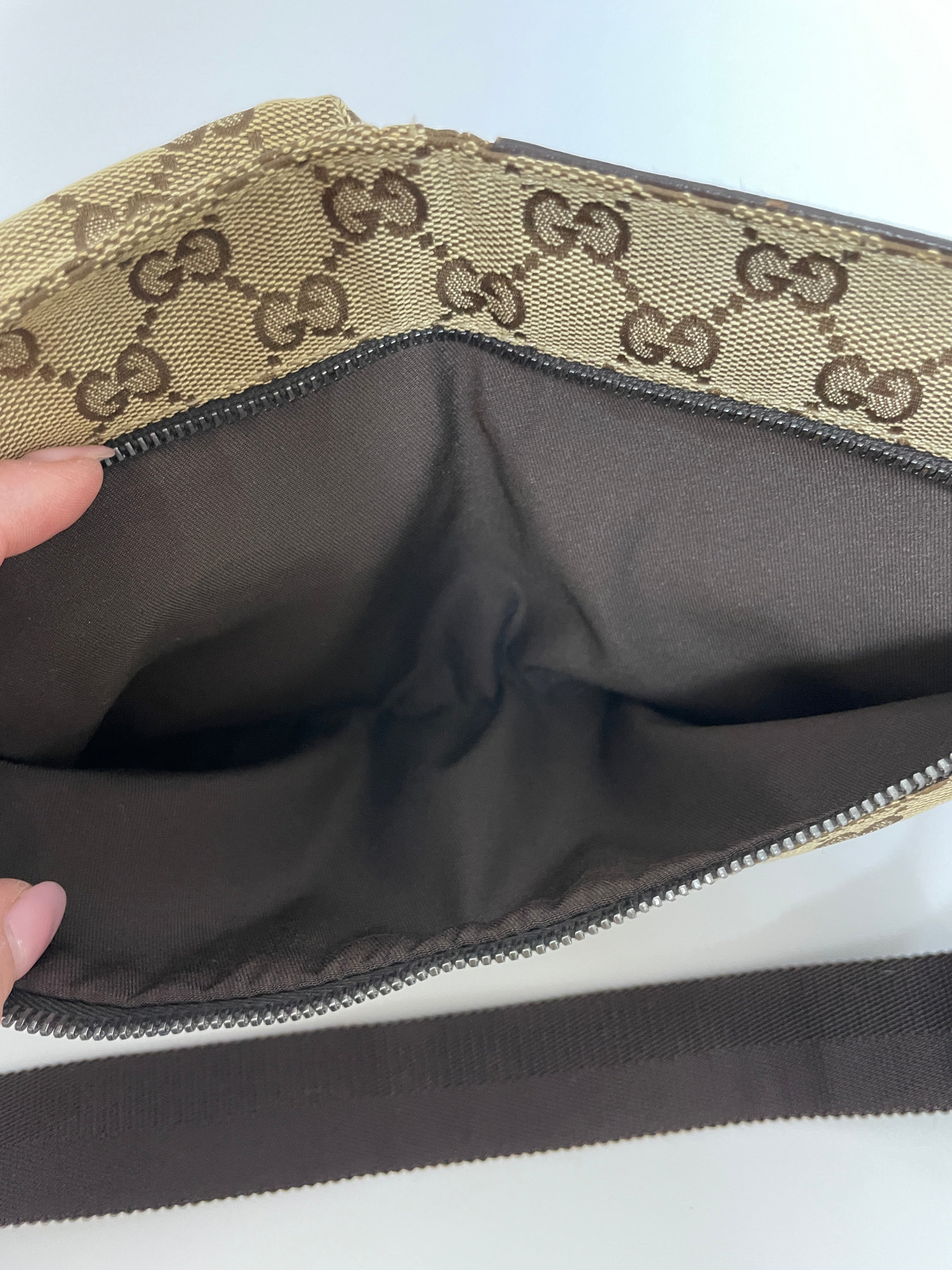 Gucci Waist Bag Brown Used