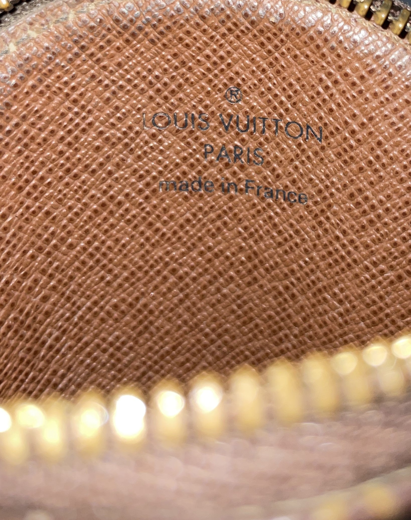 Louis Vuitton Round Coin Case Used