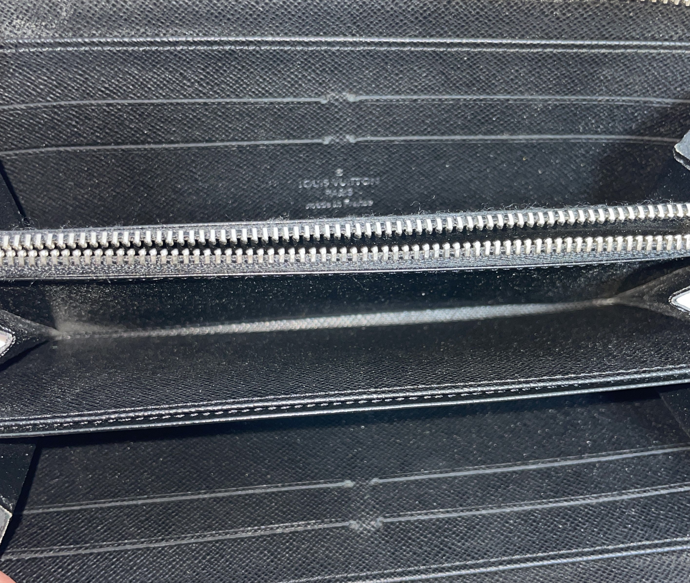 Louis Vuitton Epi Zippy Long Wallet Black Used