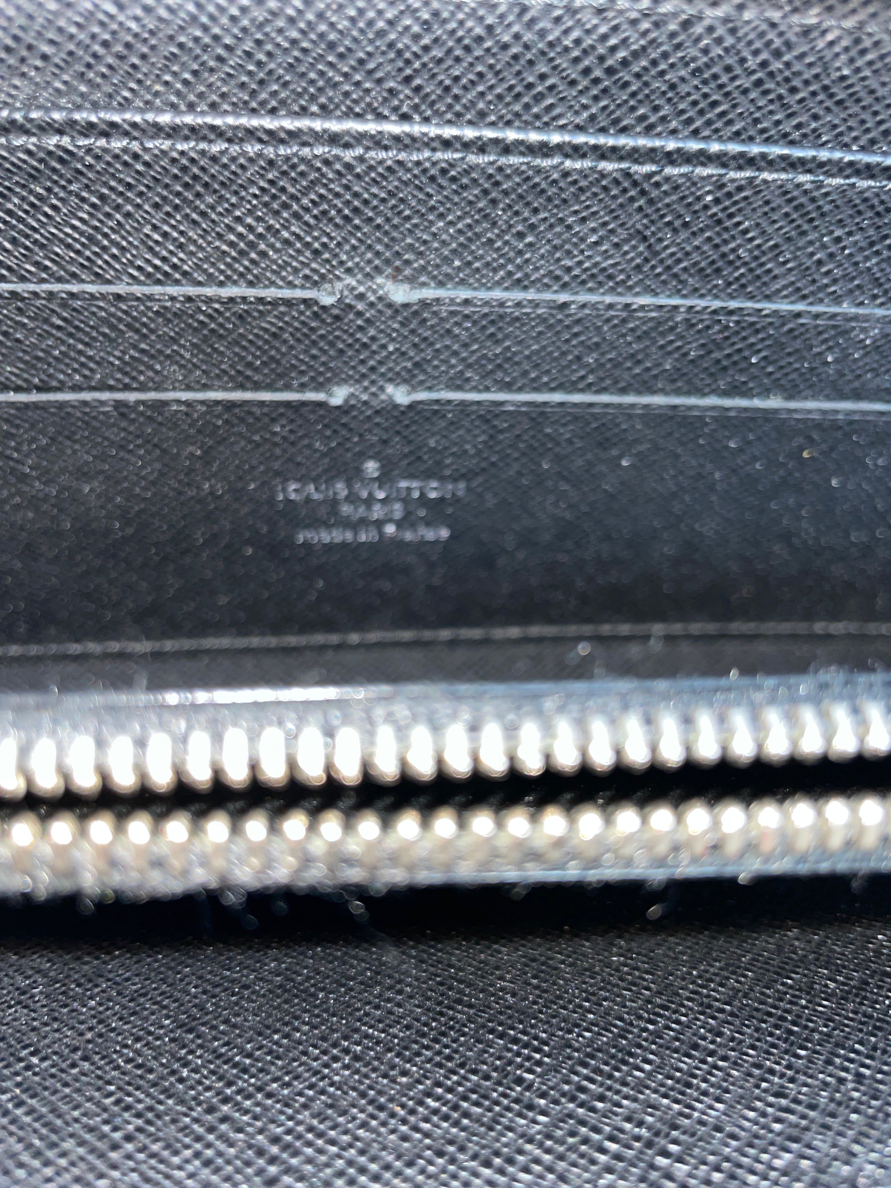 Louis Vuitton Epi Zippy Long Wallet Black Used