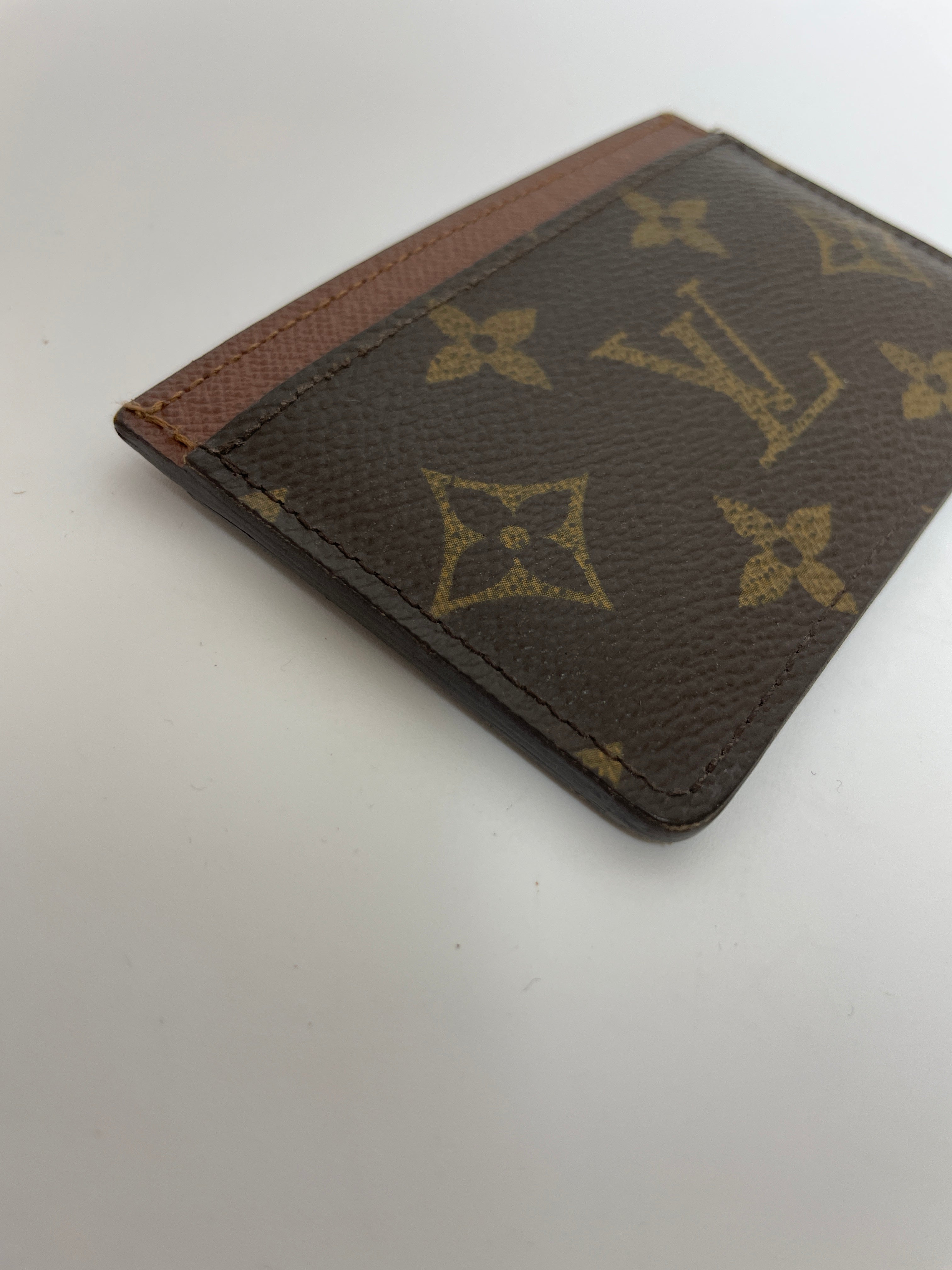 Louis Vuitton Card Case Used