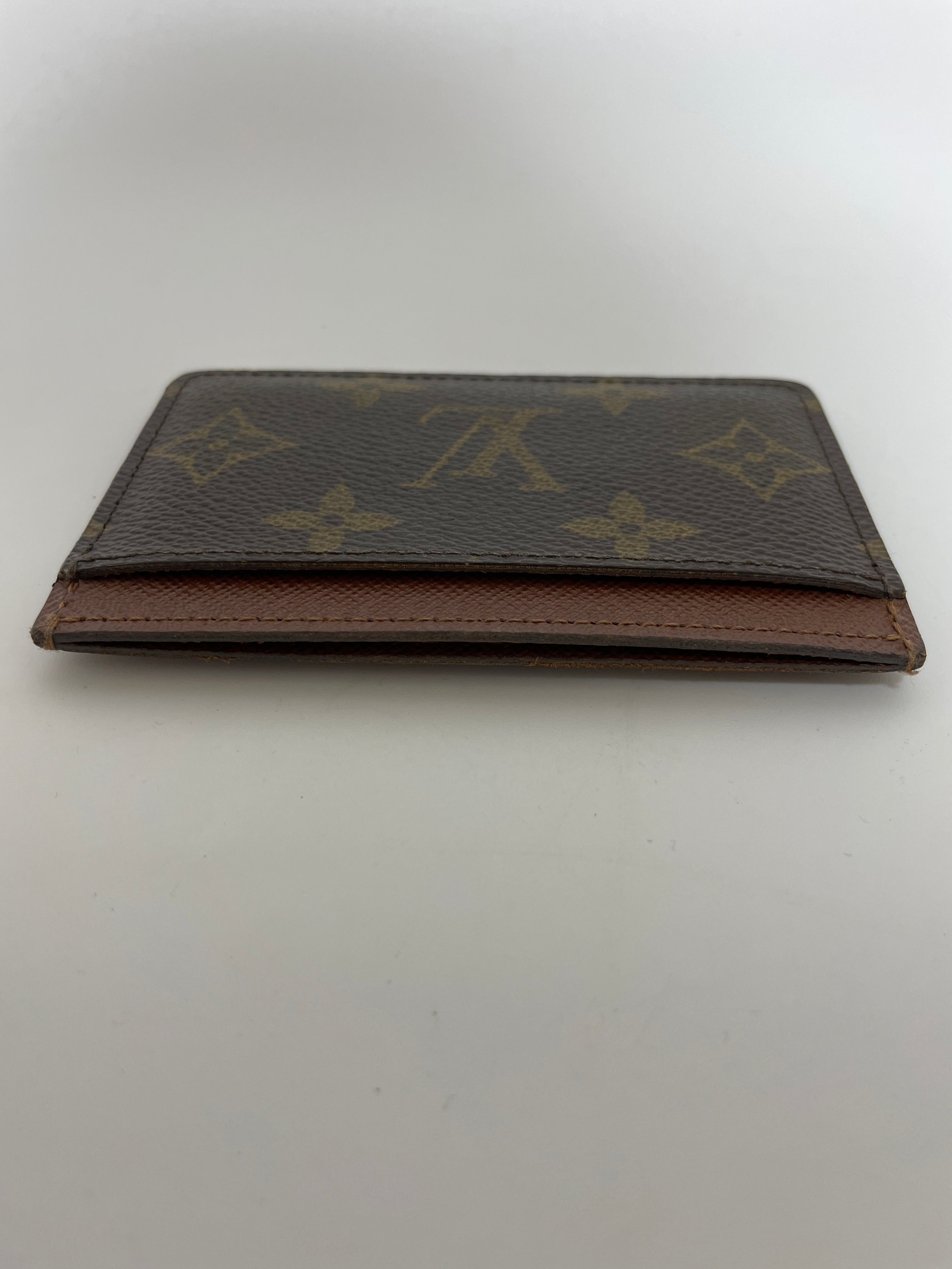 Louis Vuitton Card Case Used