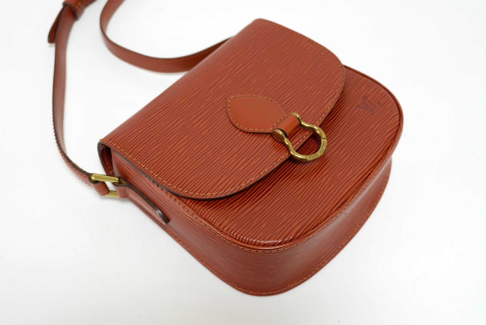 ルイヴィトン サンクラウド PM エピ ブラウン ショルダーバッグ 中古