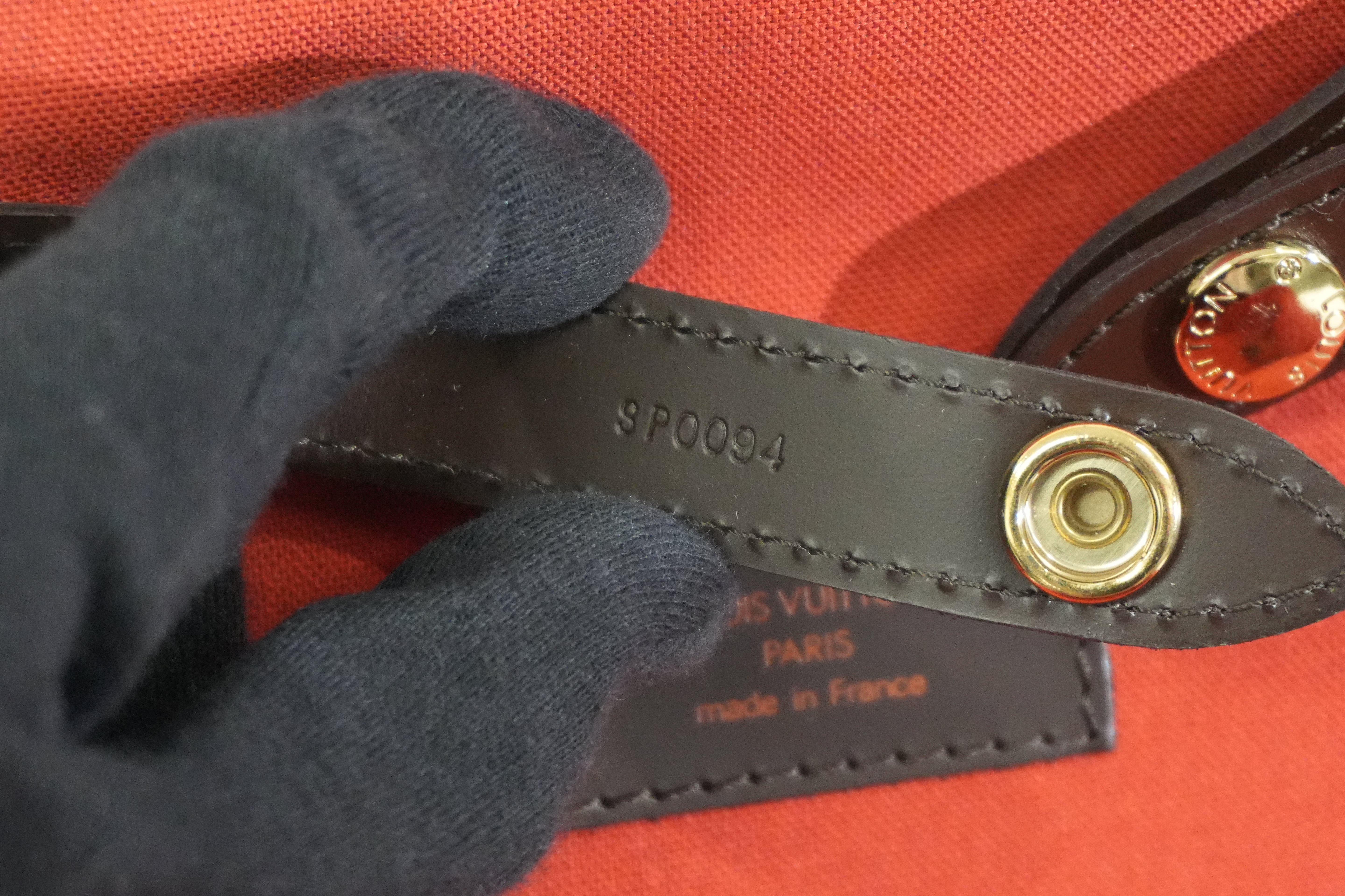 Pre-owned Louis Vuitton Damier Ebene Pegase 55 Rolling Luggage