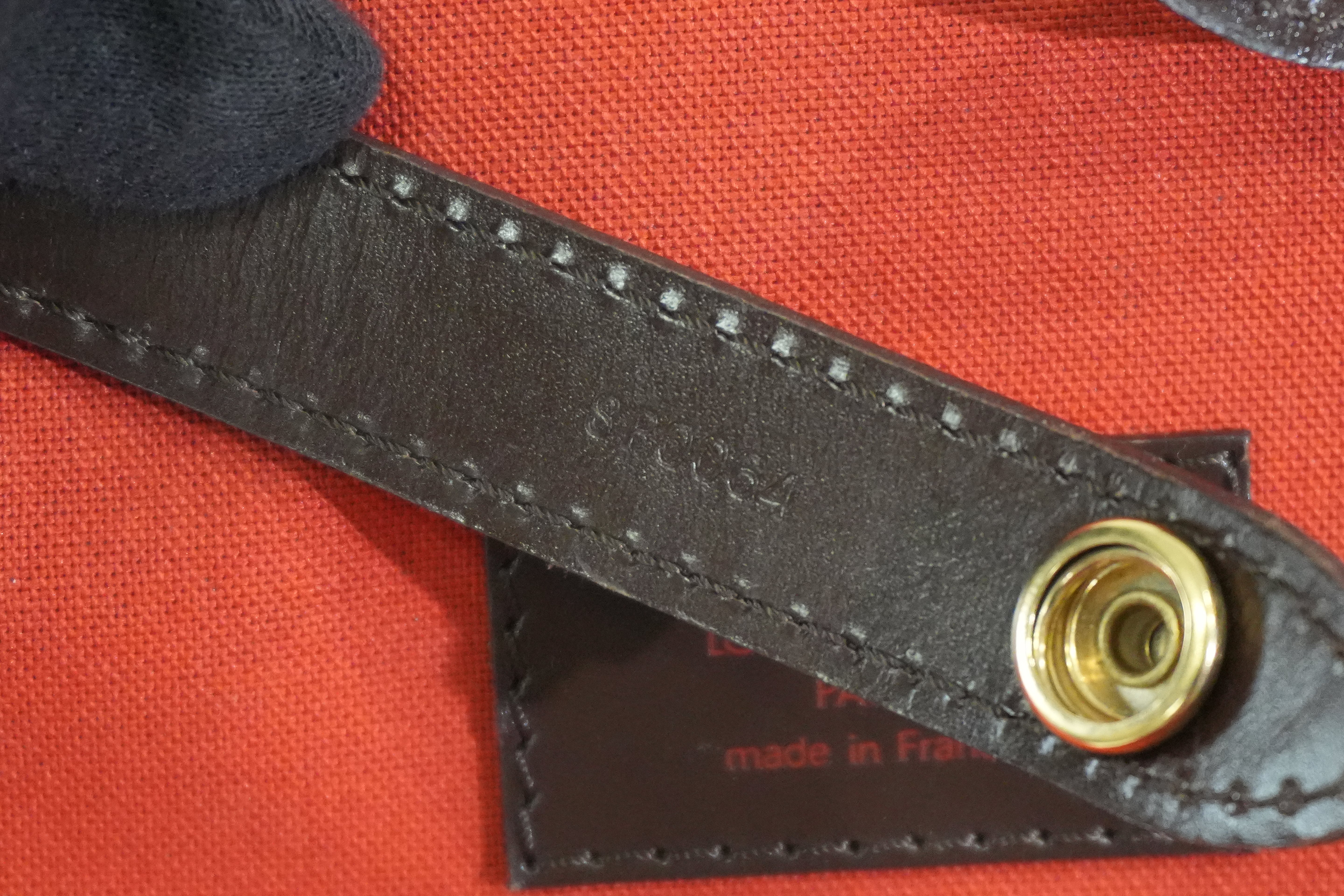 Pre-owned Louis Vuitton Damier Ebene Pegase 55 Rolling Luggage