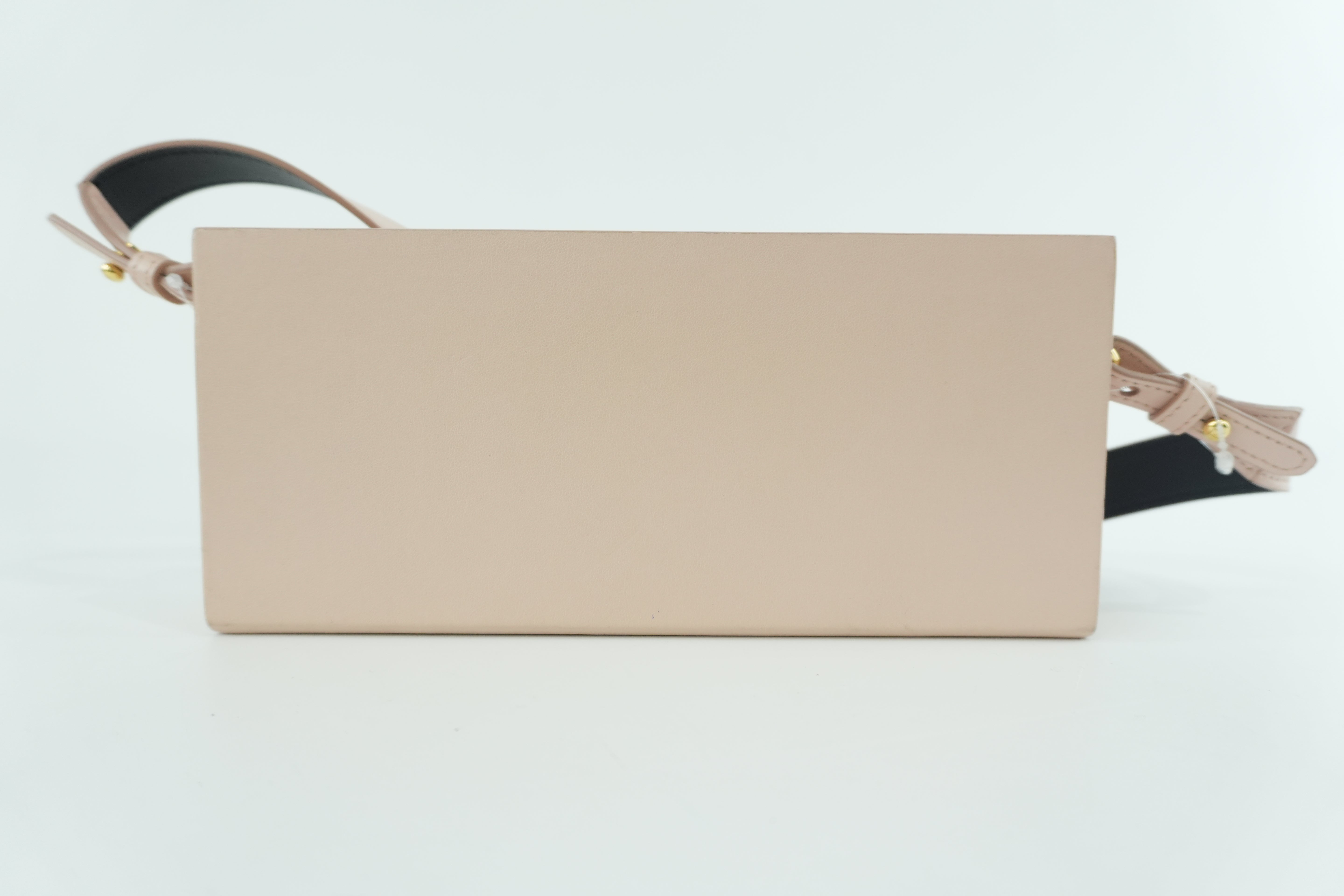 Fendi Horizontal Pink Box Clutch Used