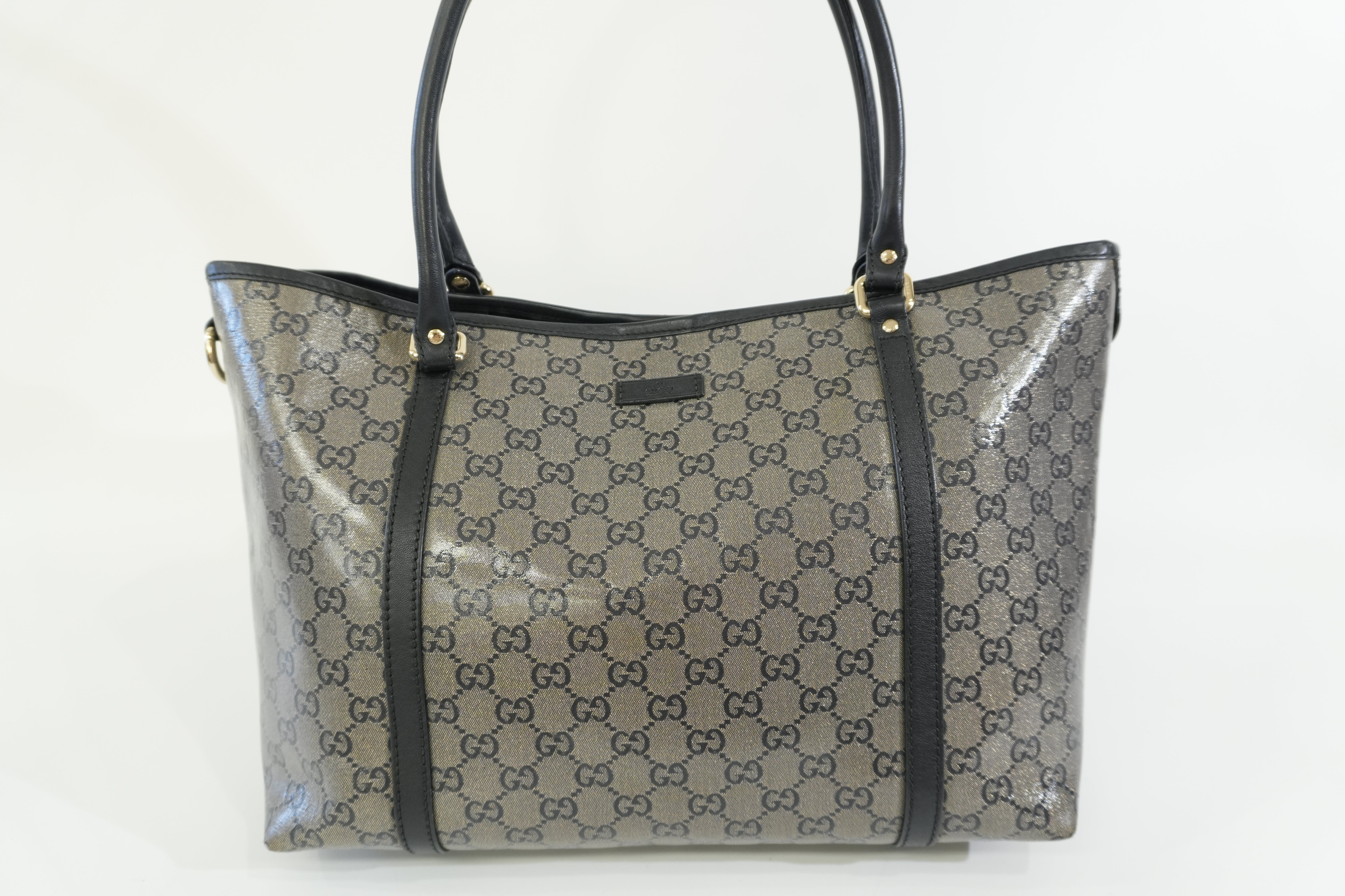 Pre-owned Gucci Joy Tote Bag Black and Silver