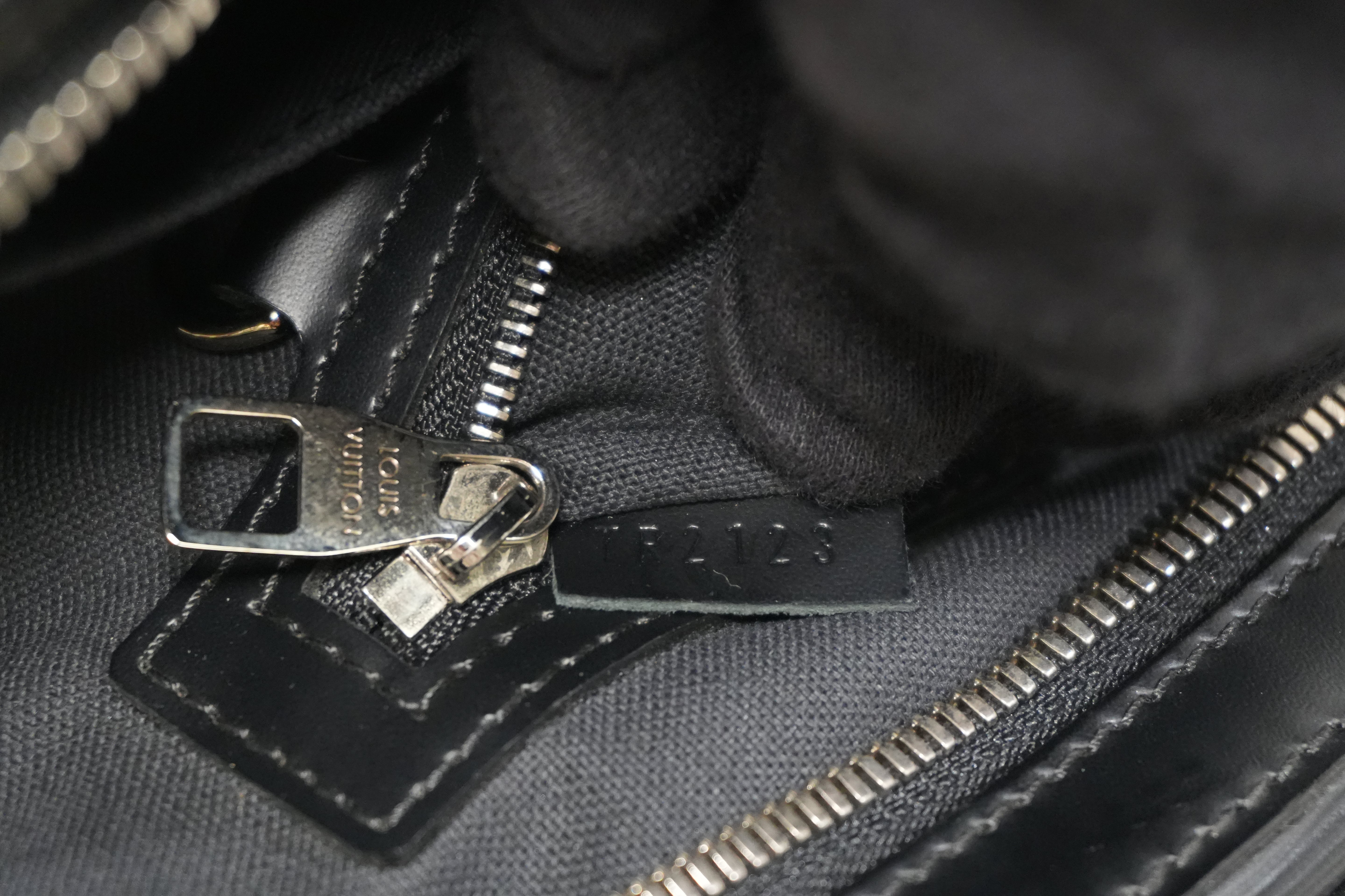 Pre-owned Louis Vuitton Epi Briefcase Handbag Black