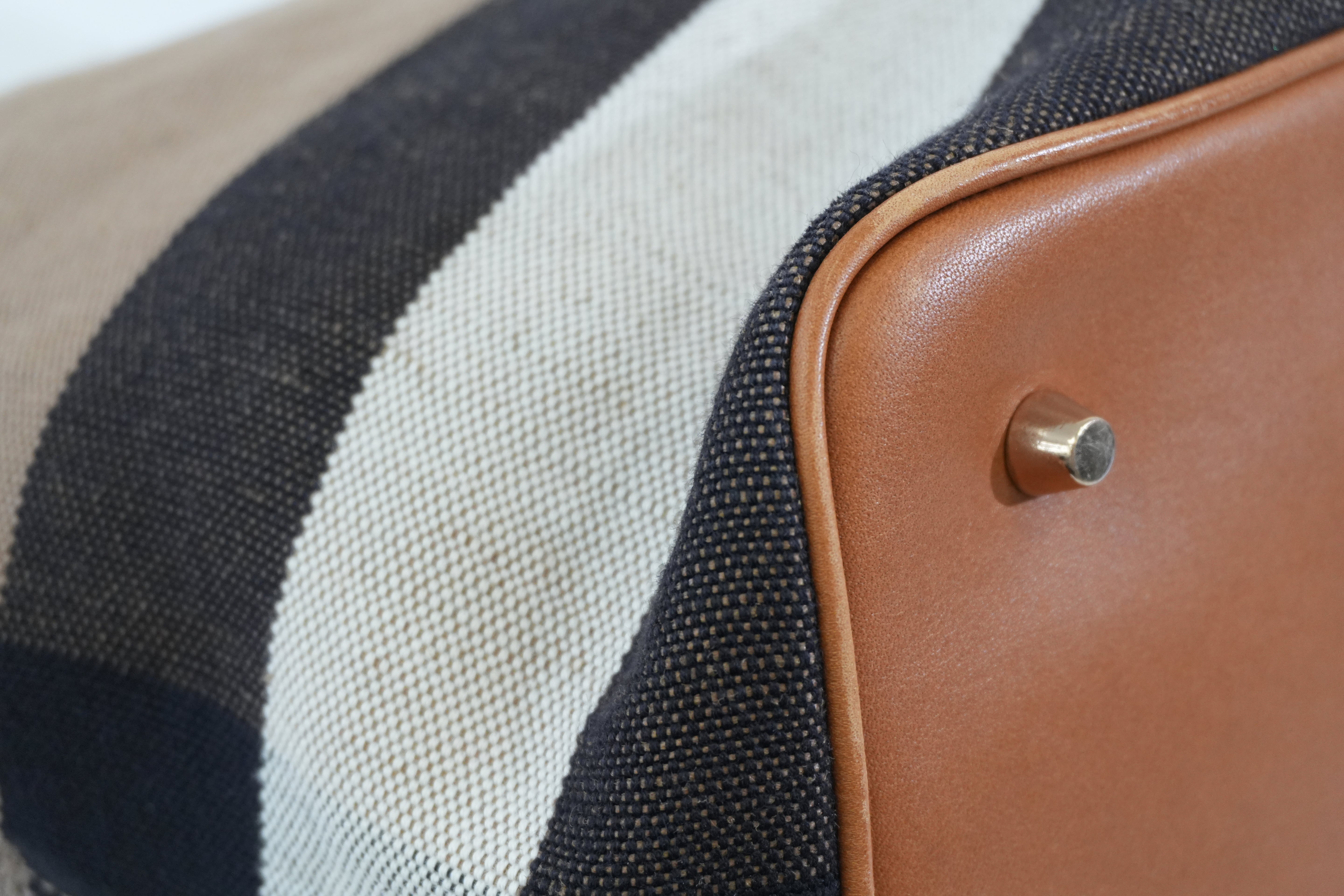 Pre-owned Burberry Two Way Ashby Bucket Shoulder Bag Brown