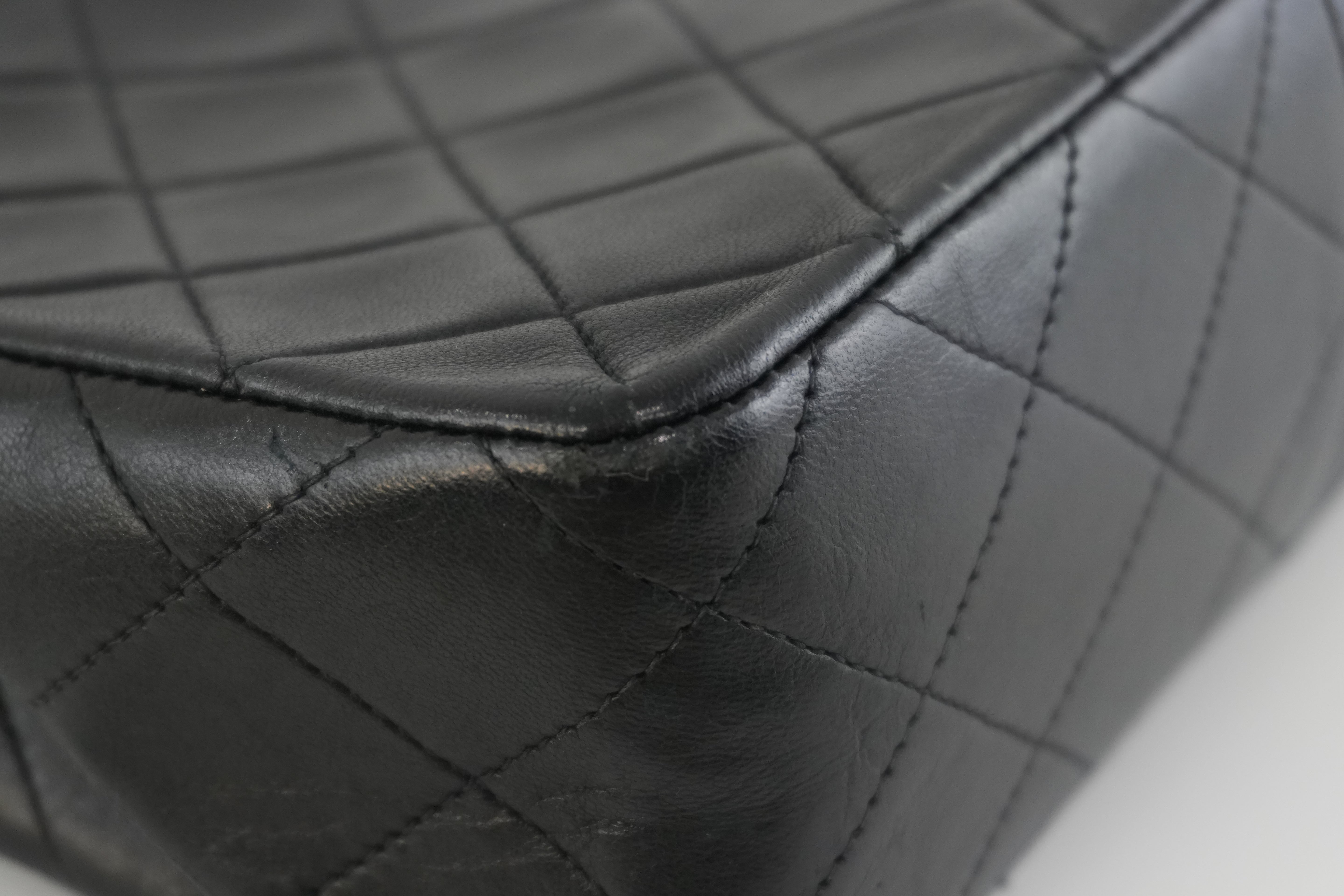 Chanel Flap Shoulder Bag Black Used
