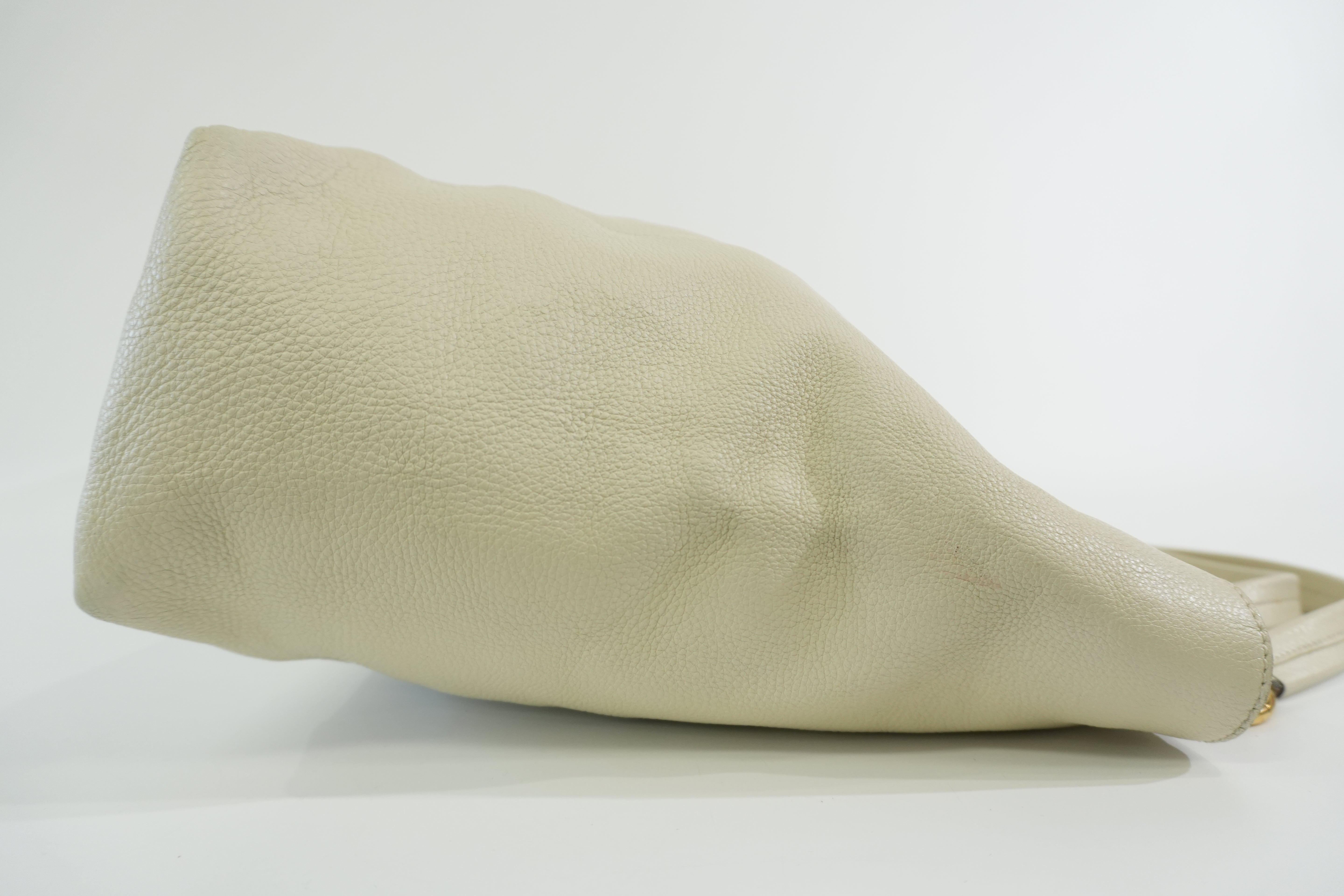 Pre-owned Gucci Interlocking G Tote Bag Ivory