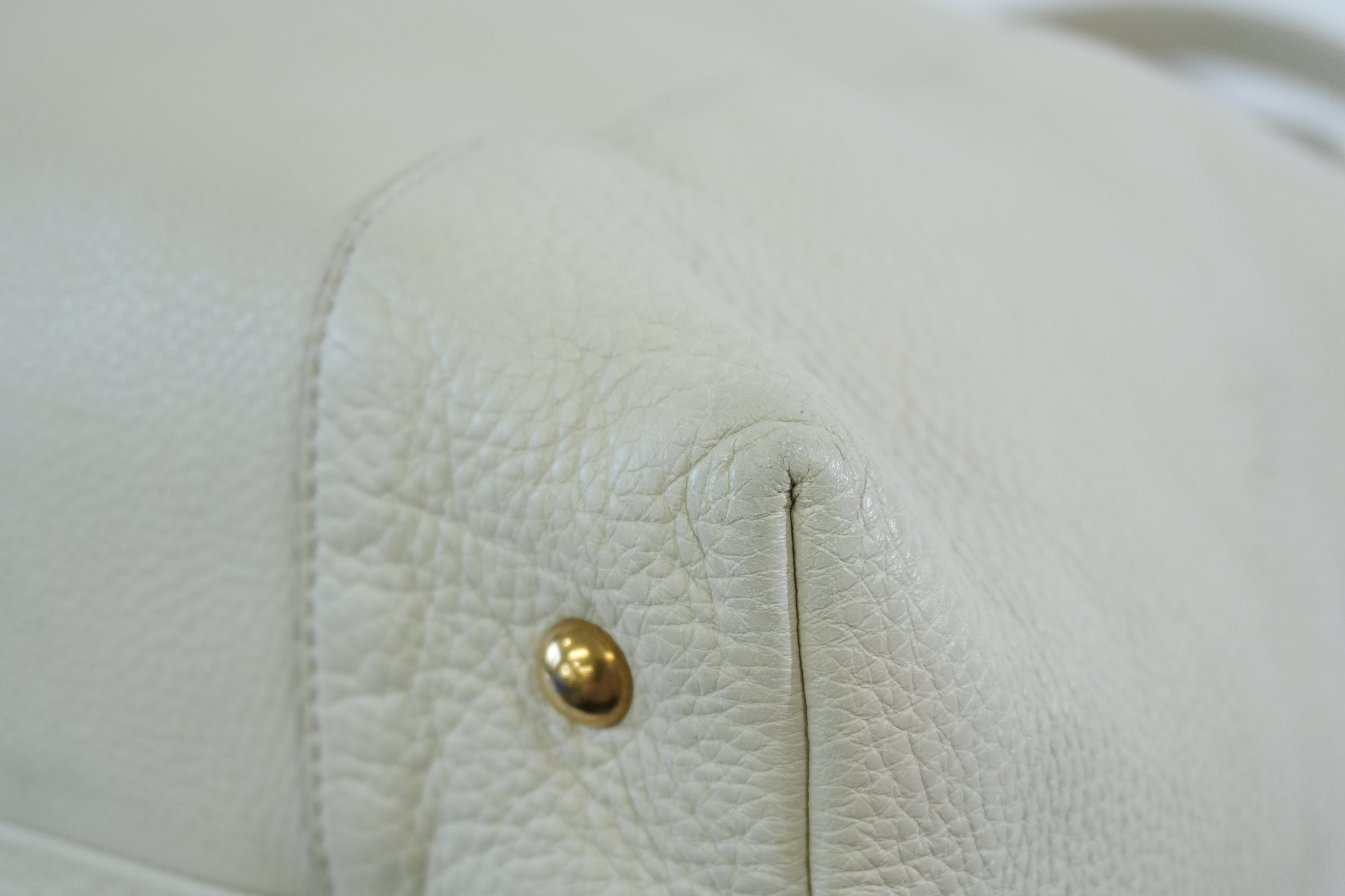 Pre-owned Gucci Interlocking G Tote Bag Ivory