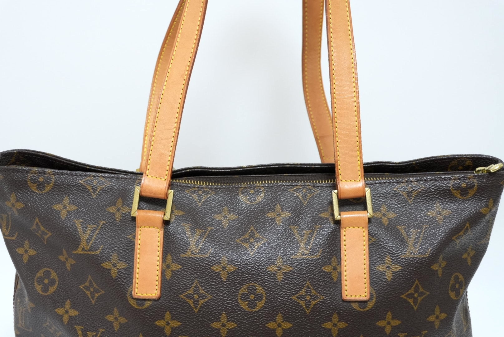 Louis Vuitton Cabas Mezzo Shoulder Tote Bag Used
