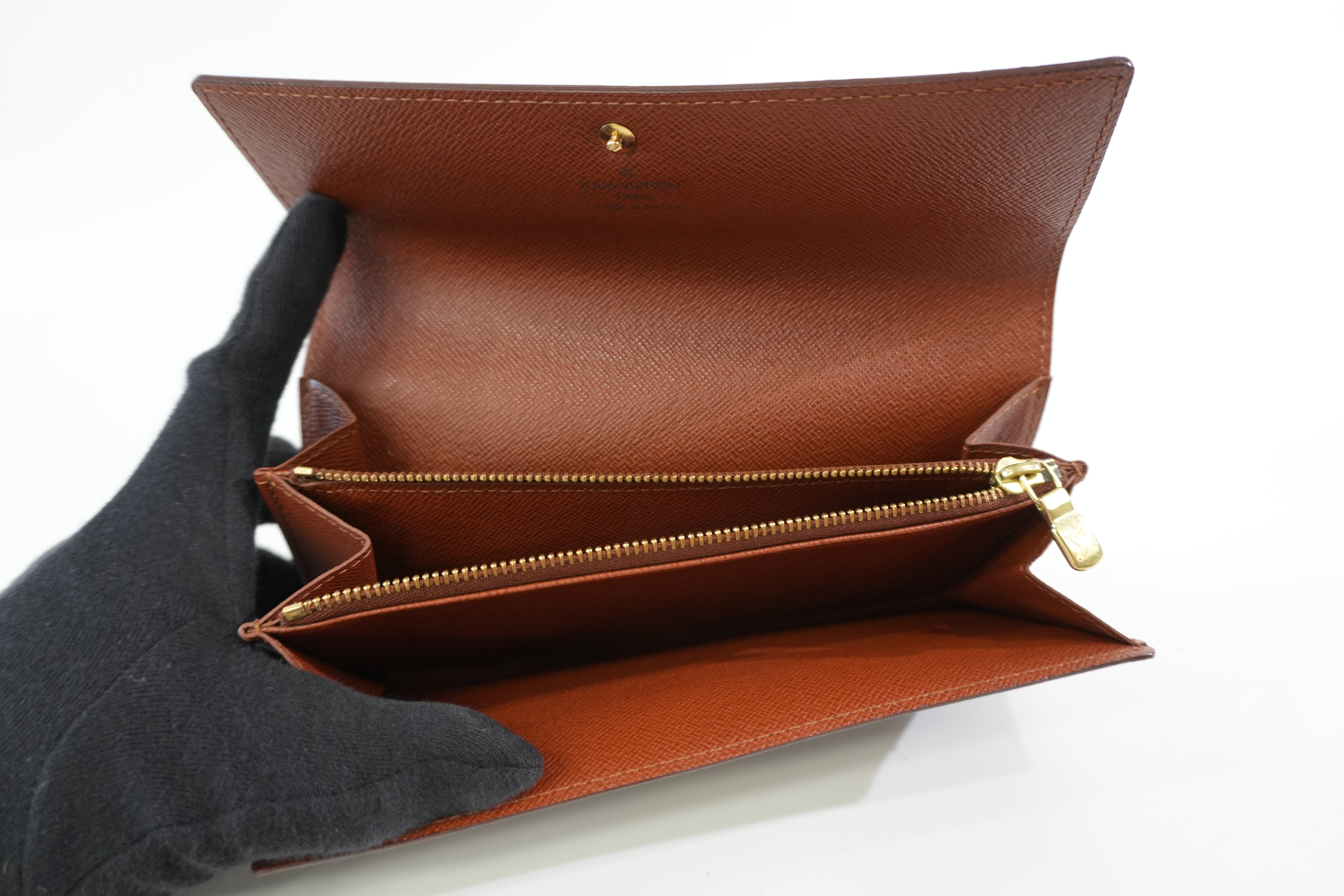 Pre-owned Louis Vuitton Monogram Sarah Wallet