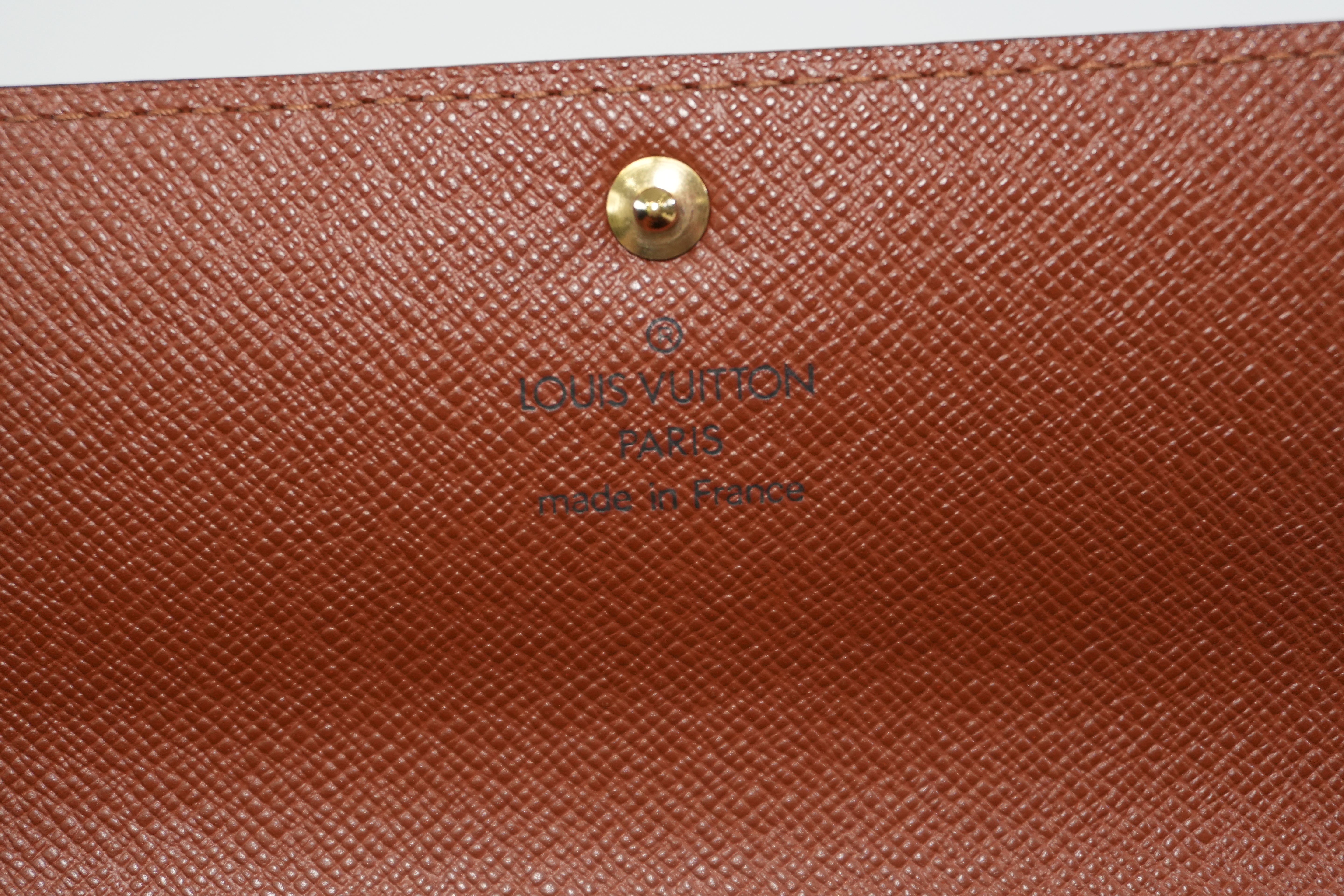 Pre-owned Louis Vuitton Monogram Sarah Wallet