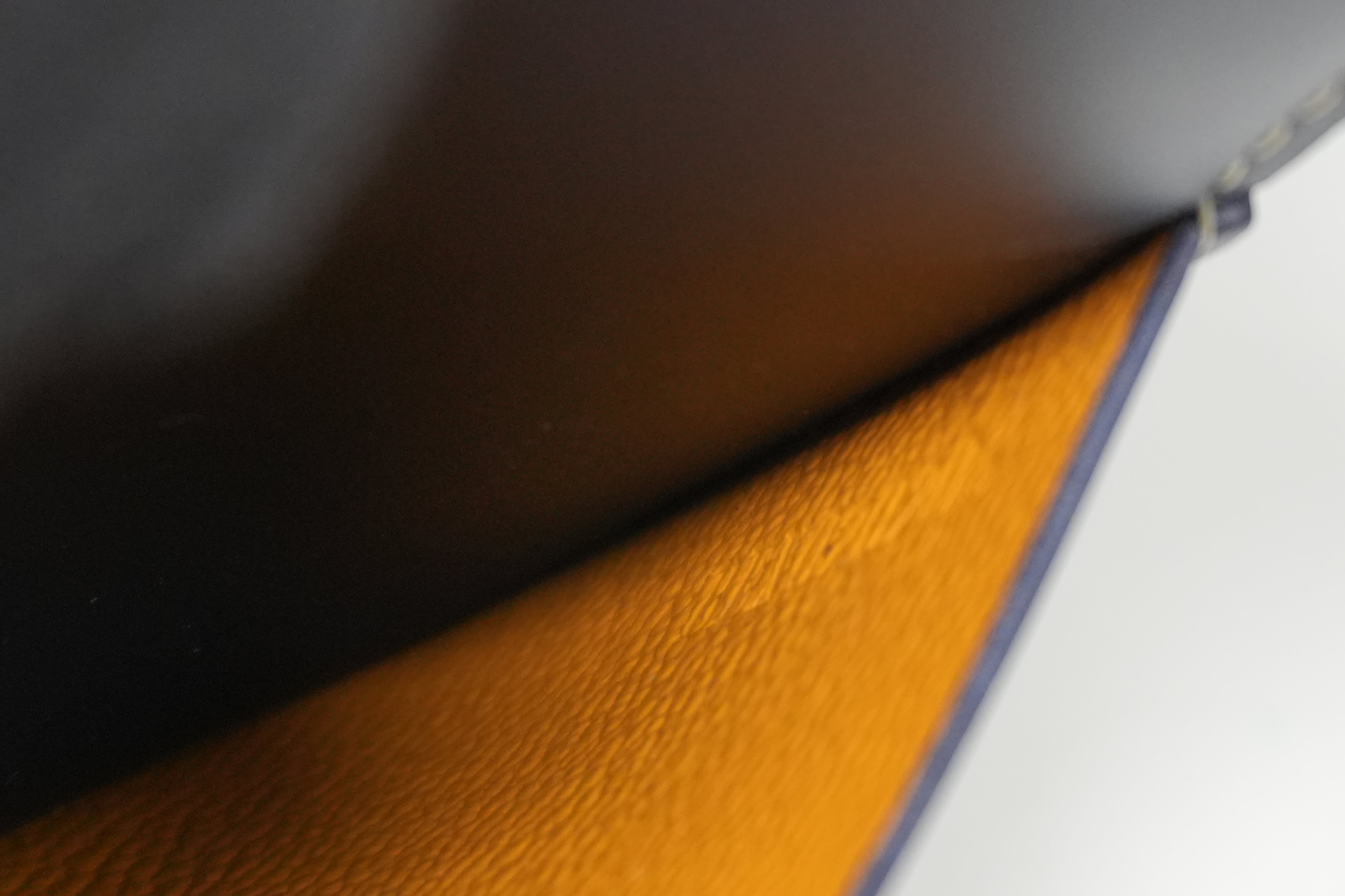 Pre-owned Goyard Long Wallet Navy Blue