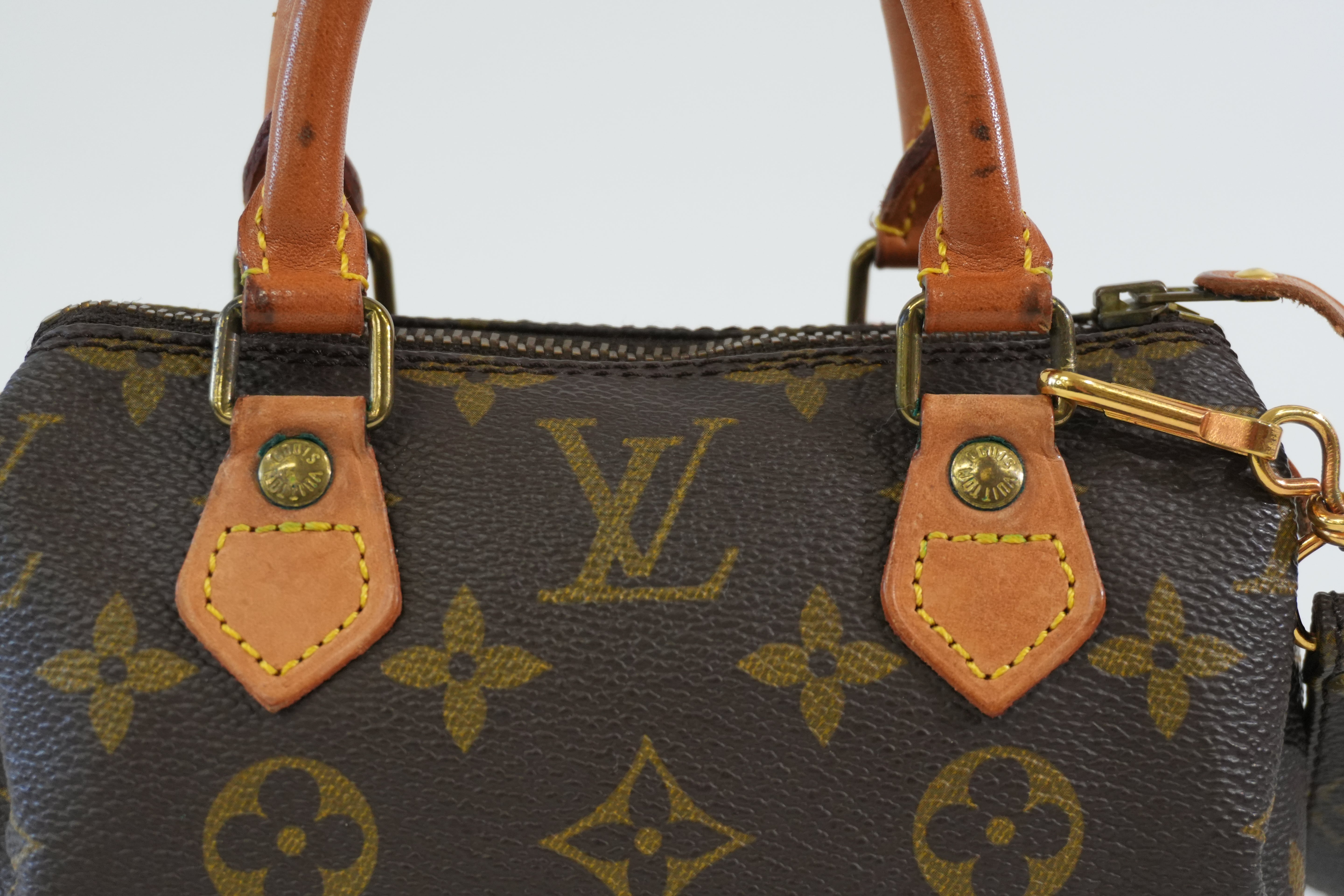 Pre-owned Louis Vuitton Monogram Mini Speedy Handbag