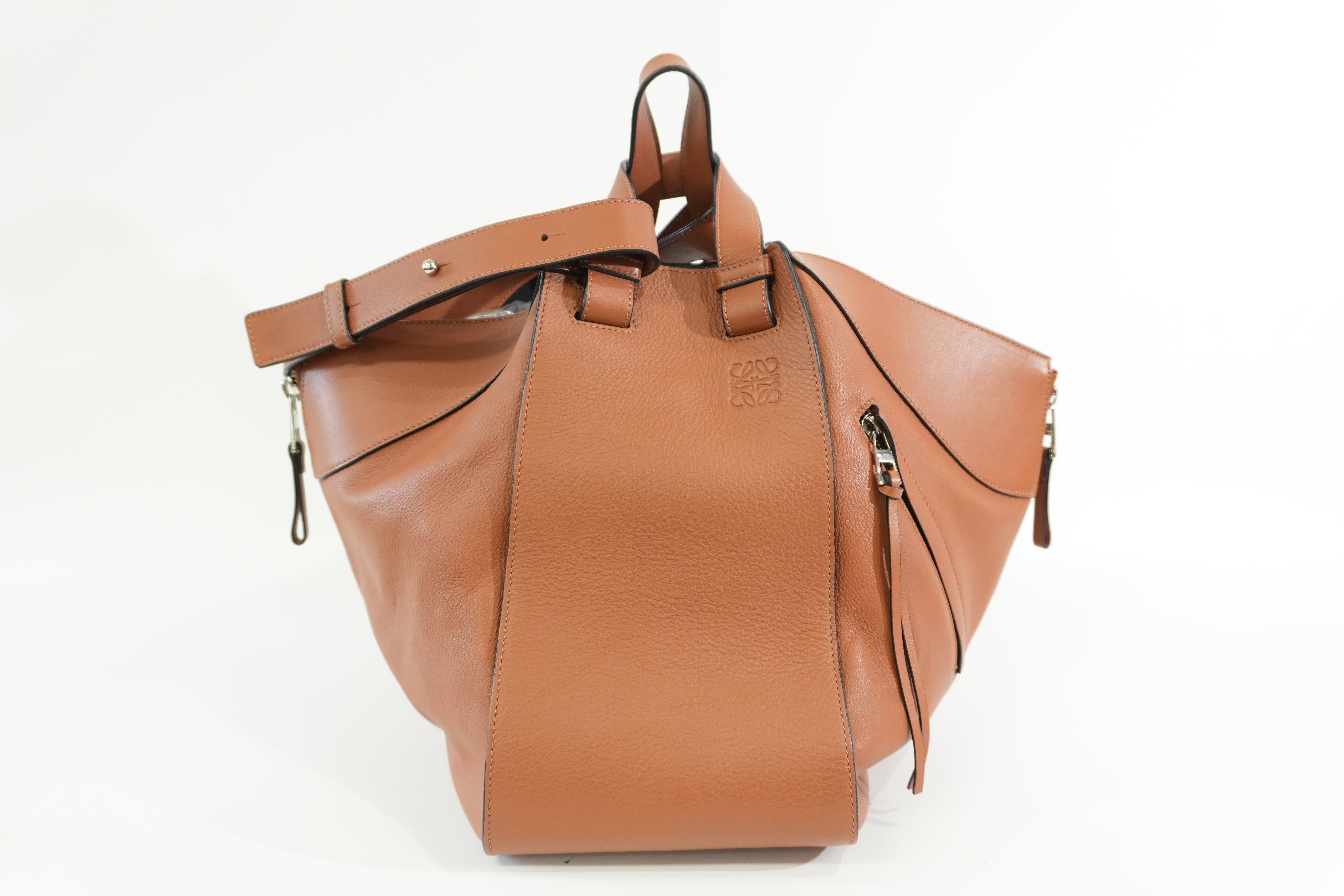 Pre-owned Loewe Big Hammock Shoulder Bag Brown