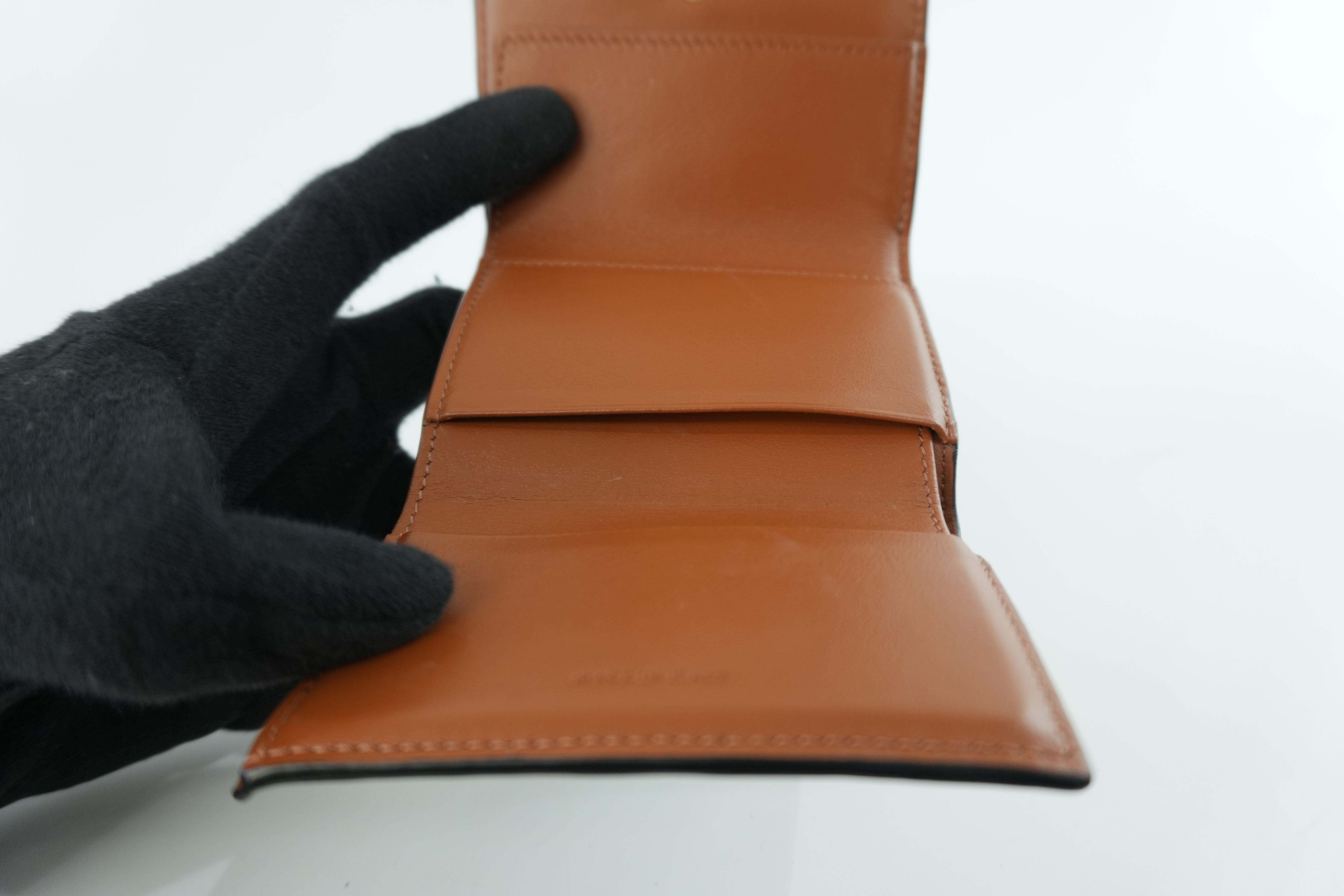 Celine Small Trifold Compact Wallet Used