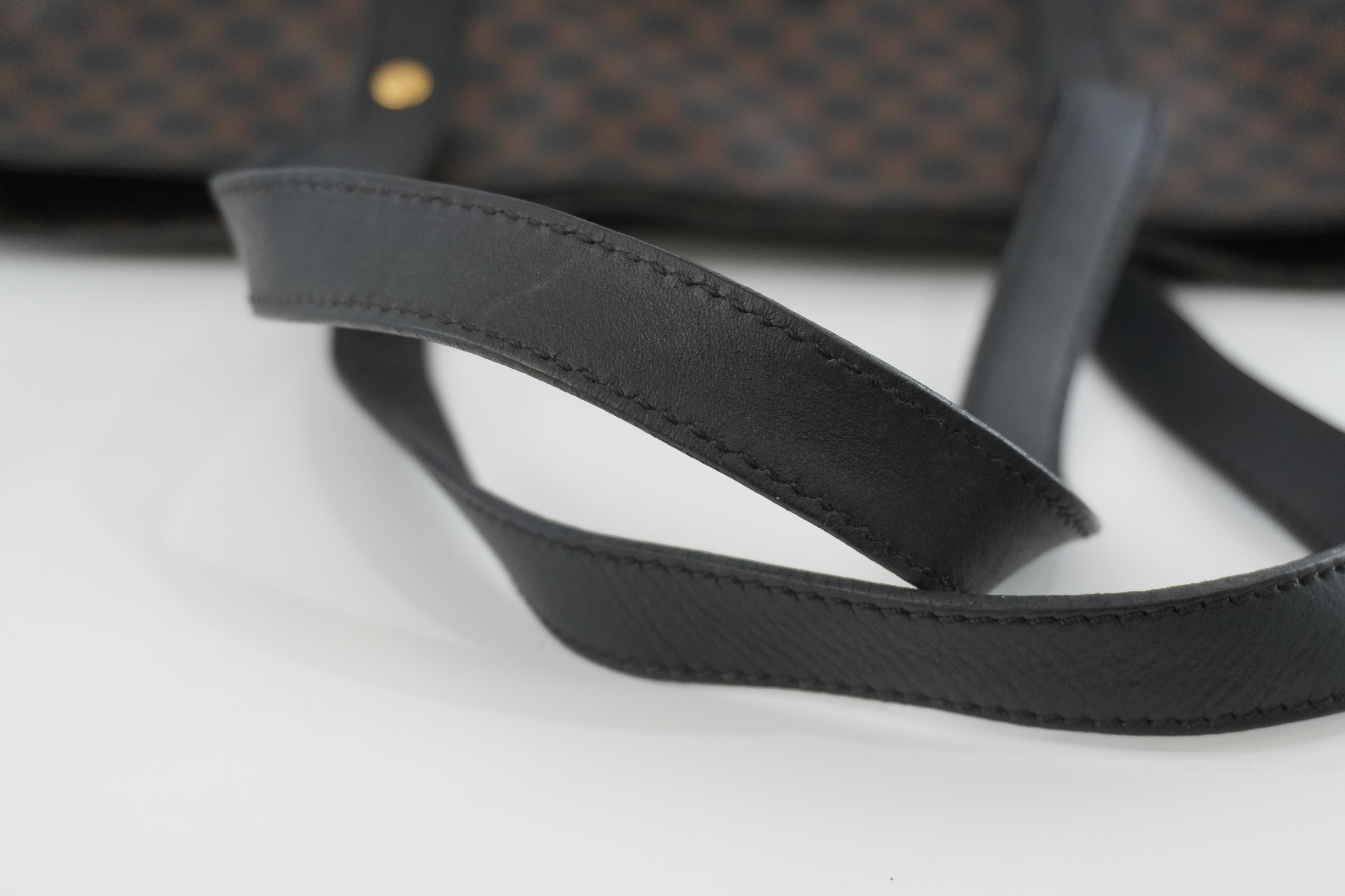 Celine Macadam Tote Bag Black Used