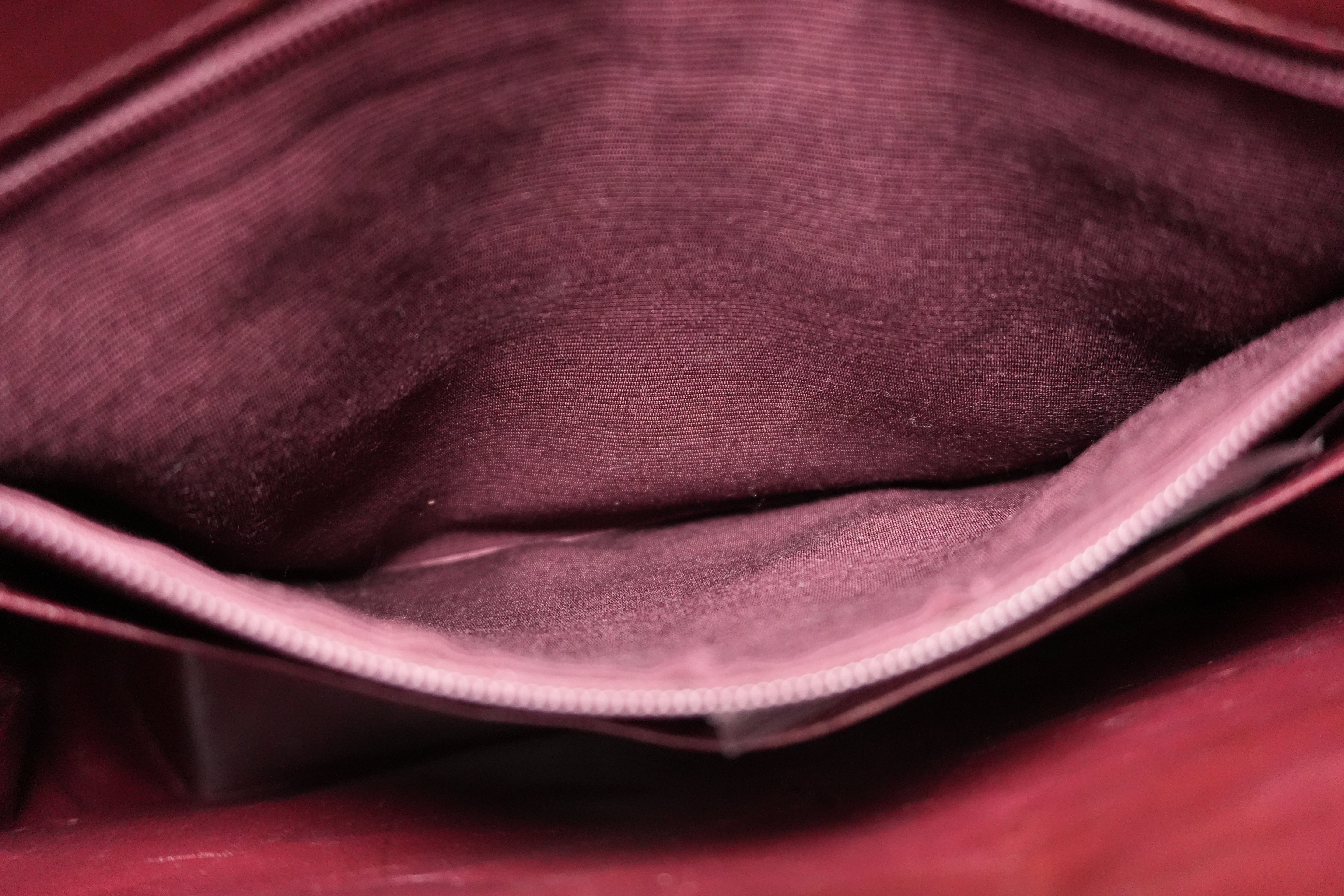 Pre-owned Chanel Lambskin Leather Chanel Chain Shoulder Bag Black