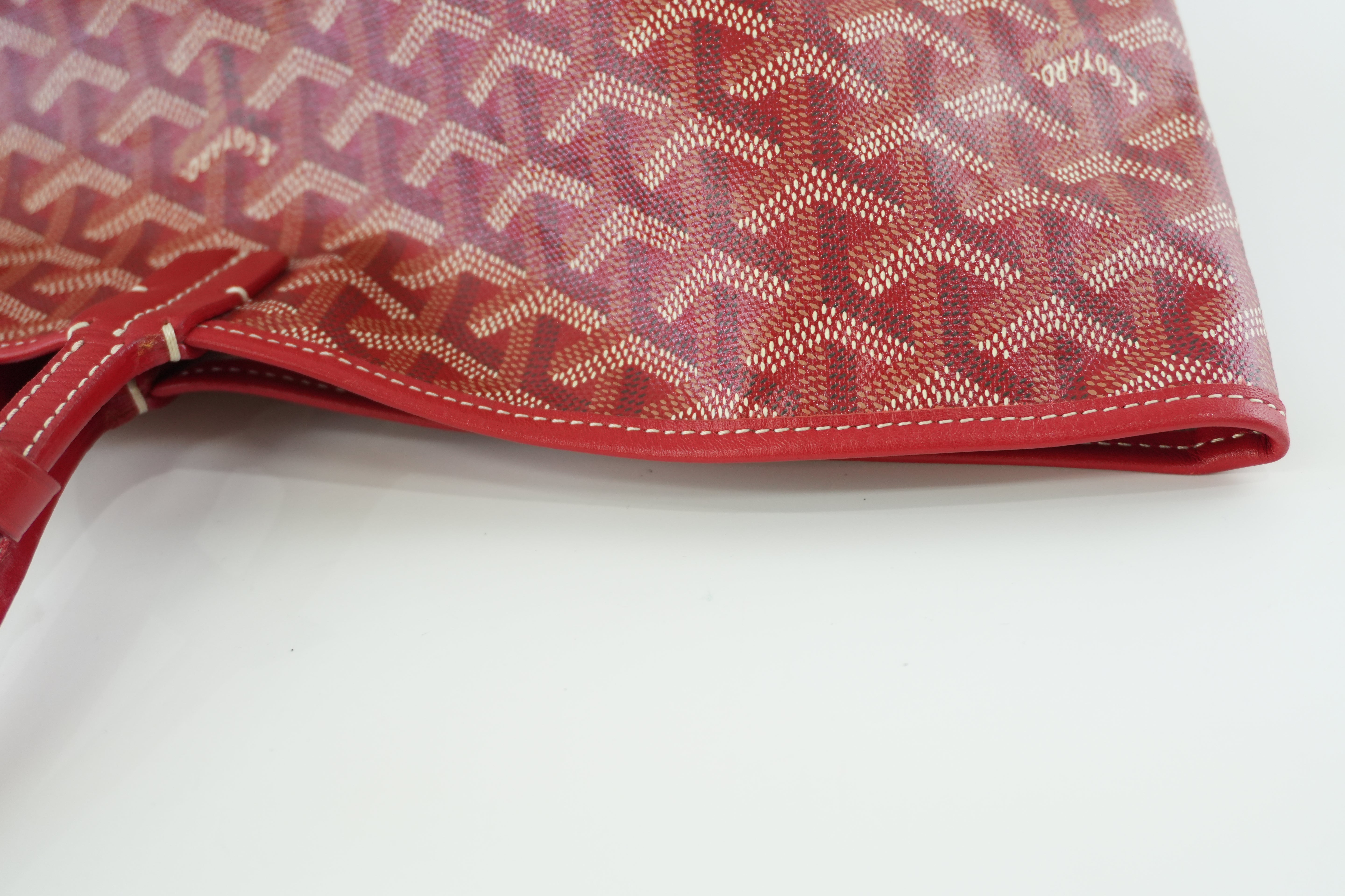 Goyard PVC Saint Louis GM Red Used