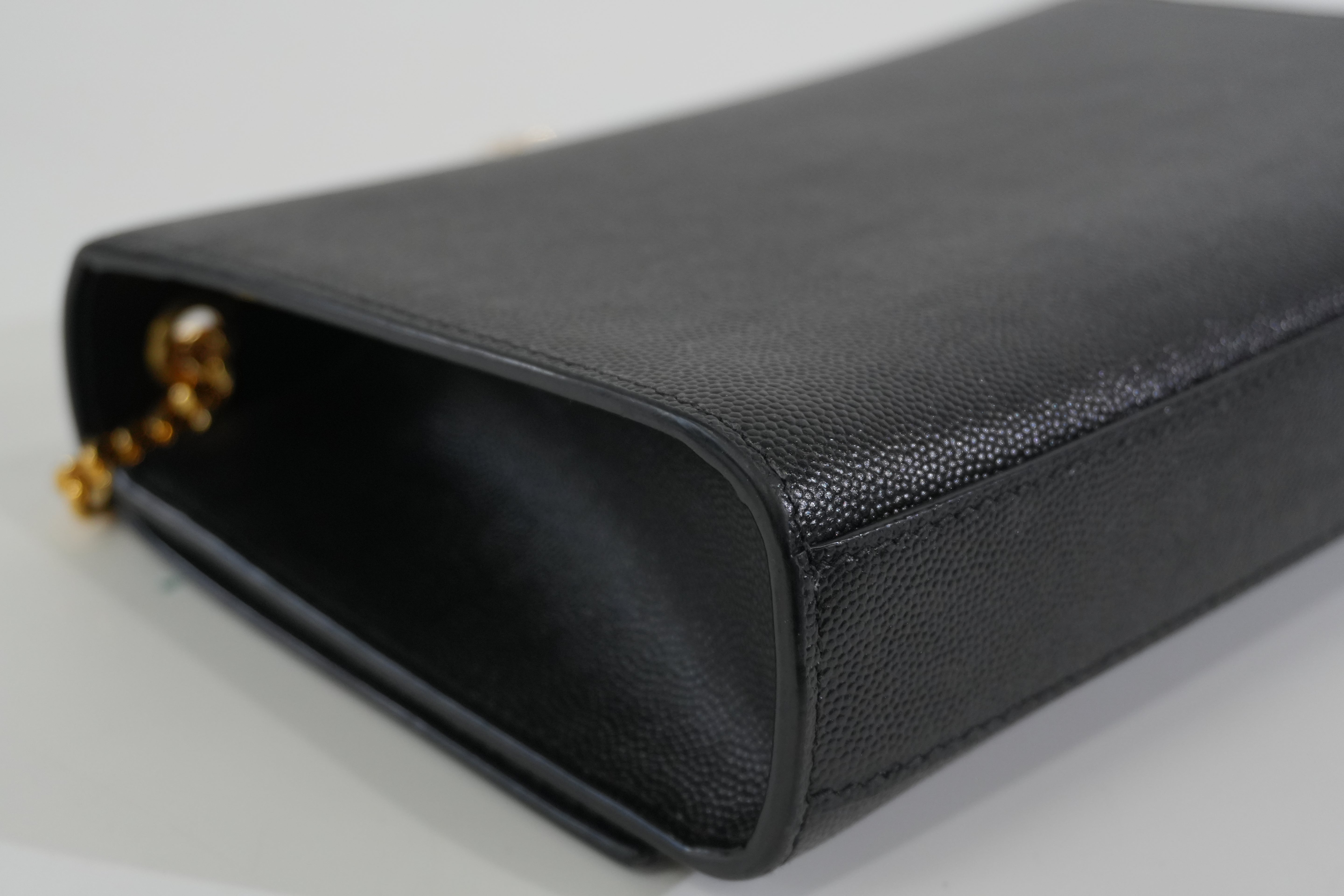 Pre-owned Saint Laurent Kate Chain Shoulder Bag Black