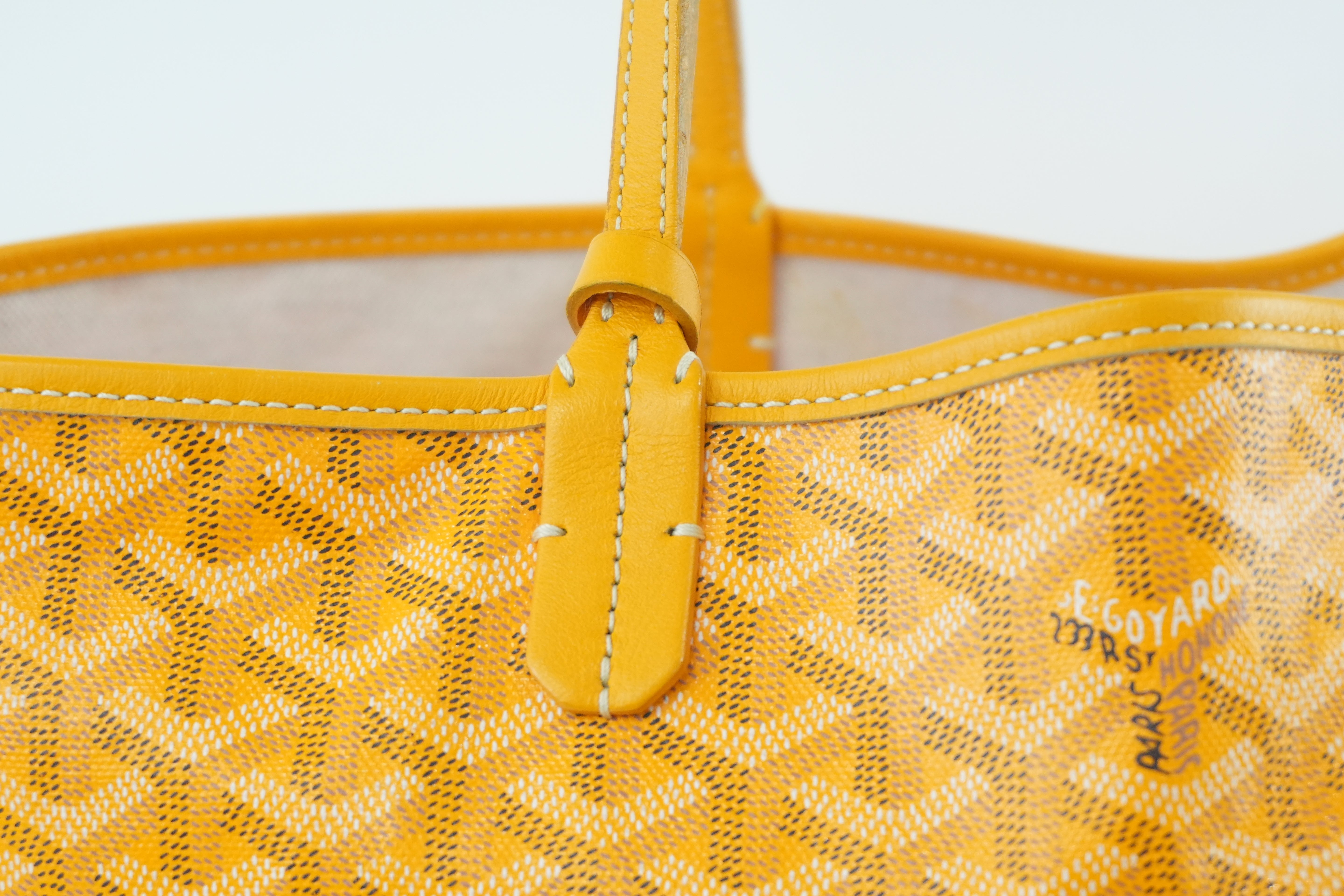 Goyard Saint Louis PM Yellow Used