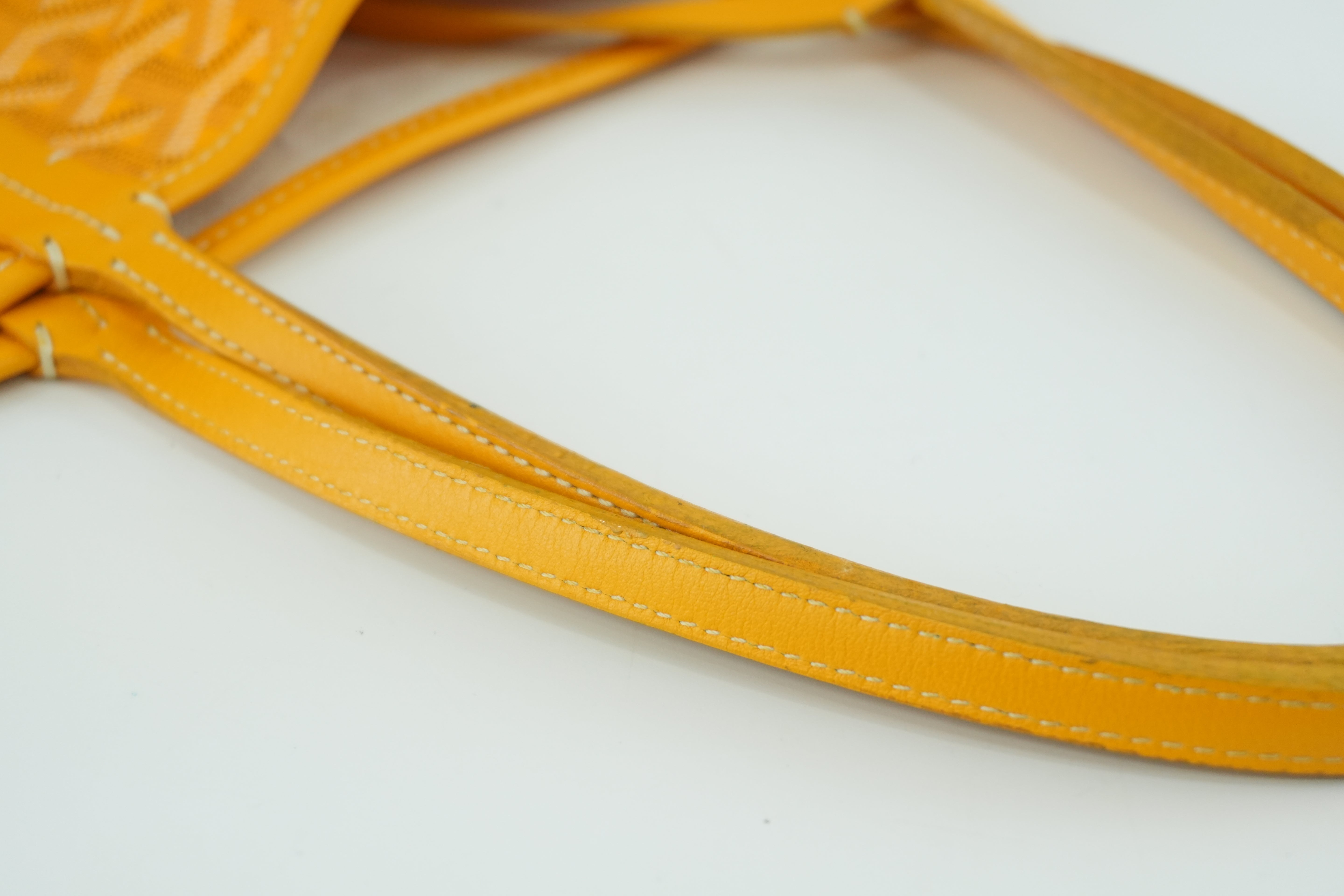 Pre-owned Goyard Saint Louis PM Yellow