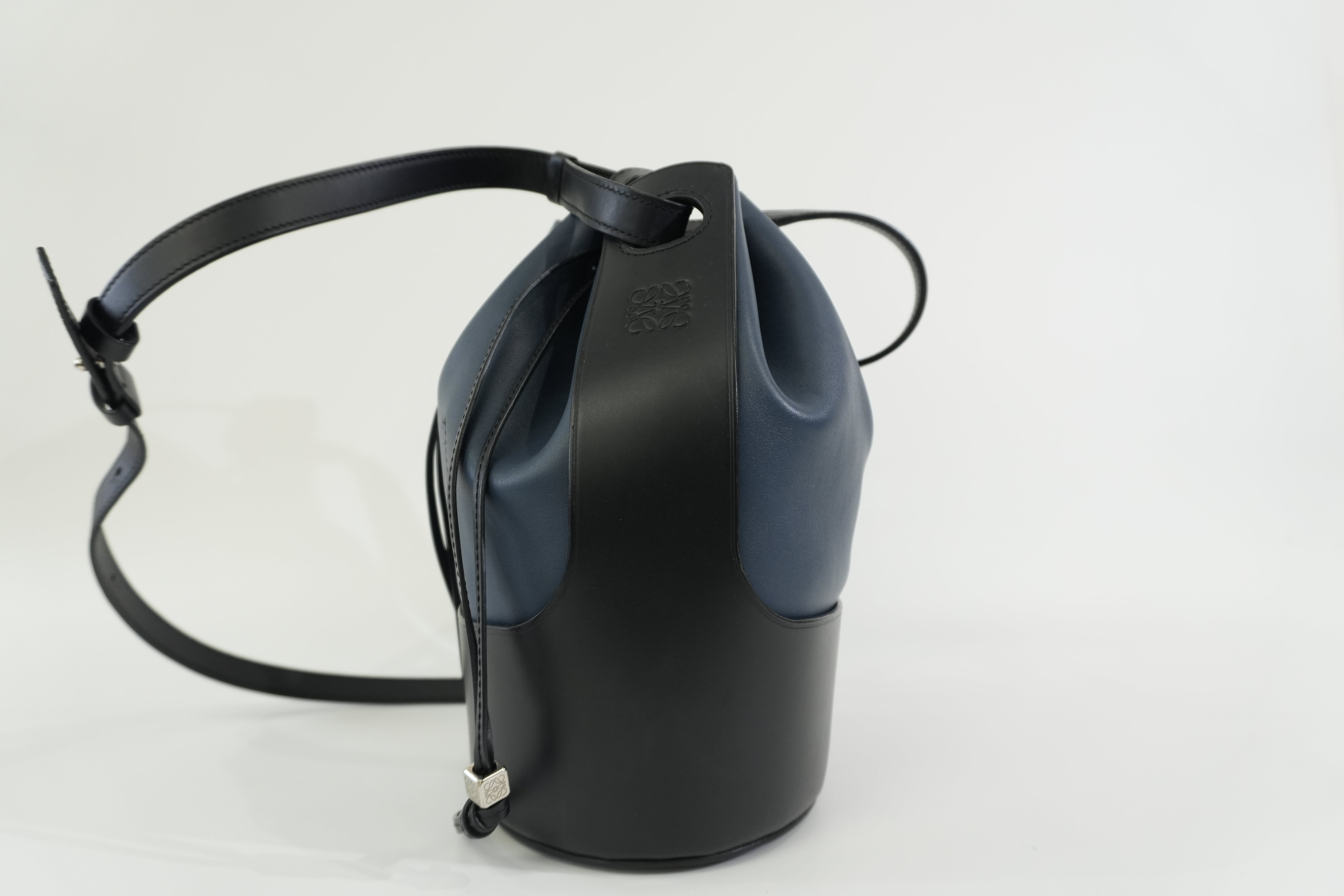 Pre-owned Loewe Hammock Shoulder Bag Navy Blue