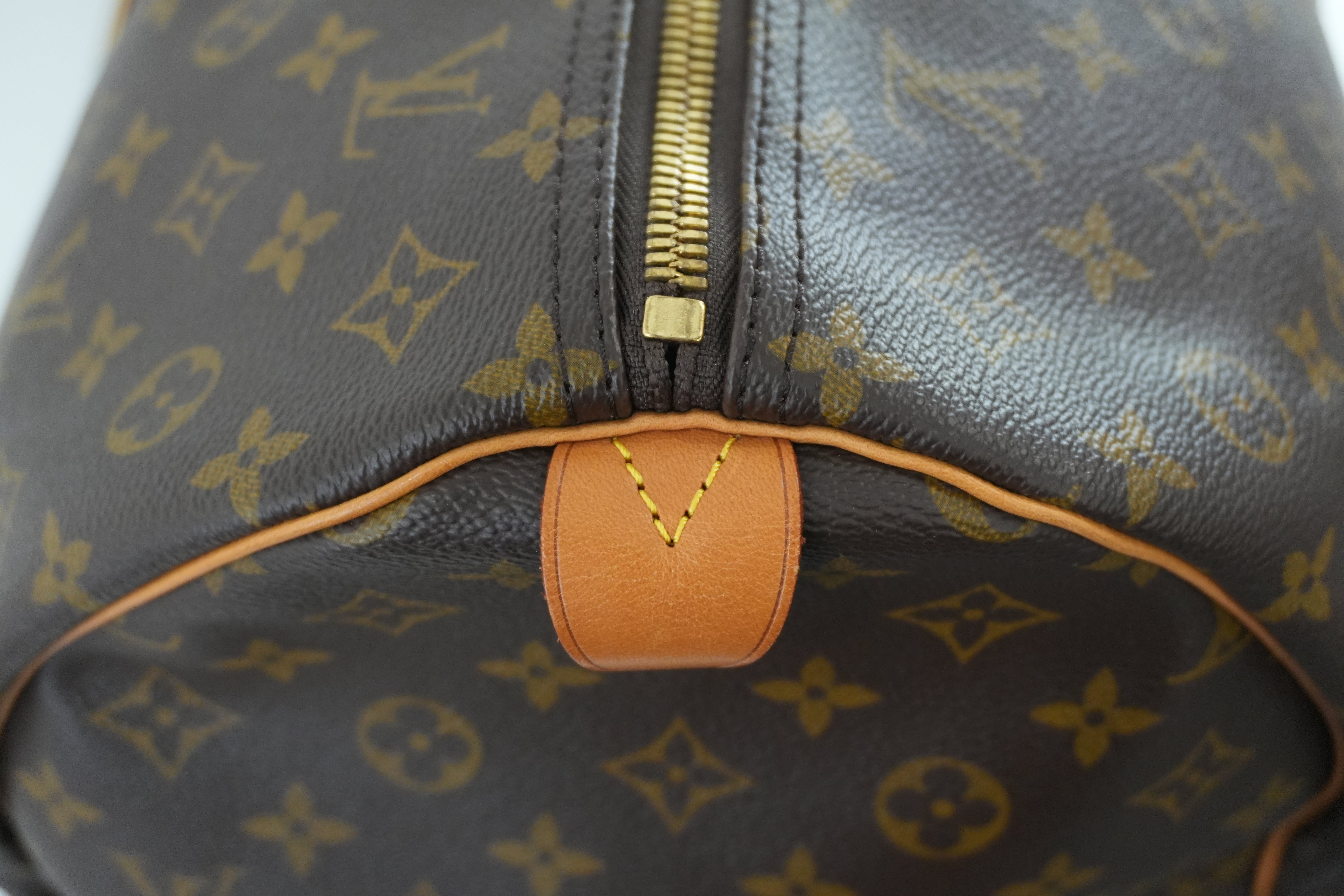 Pre-owned Louis Vuitton Monogram Keepall 60 Duffle Bag