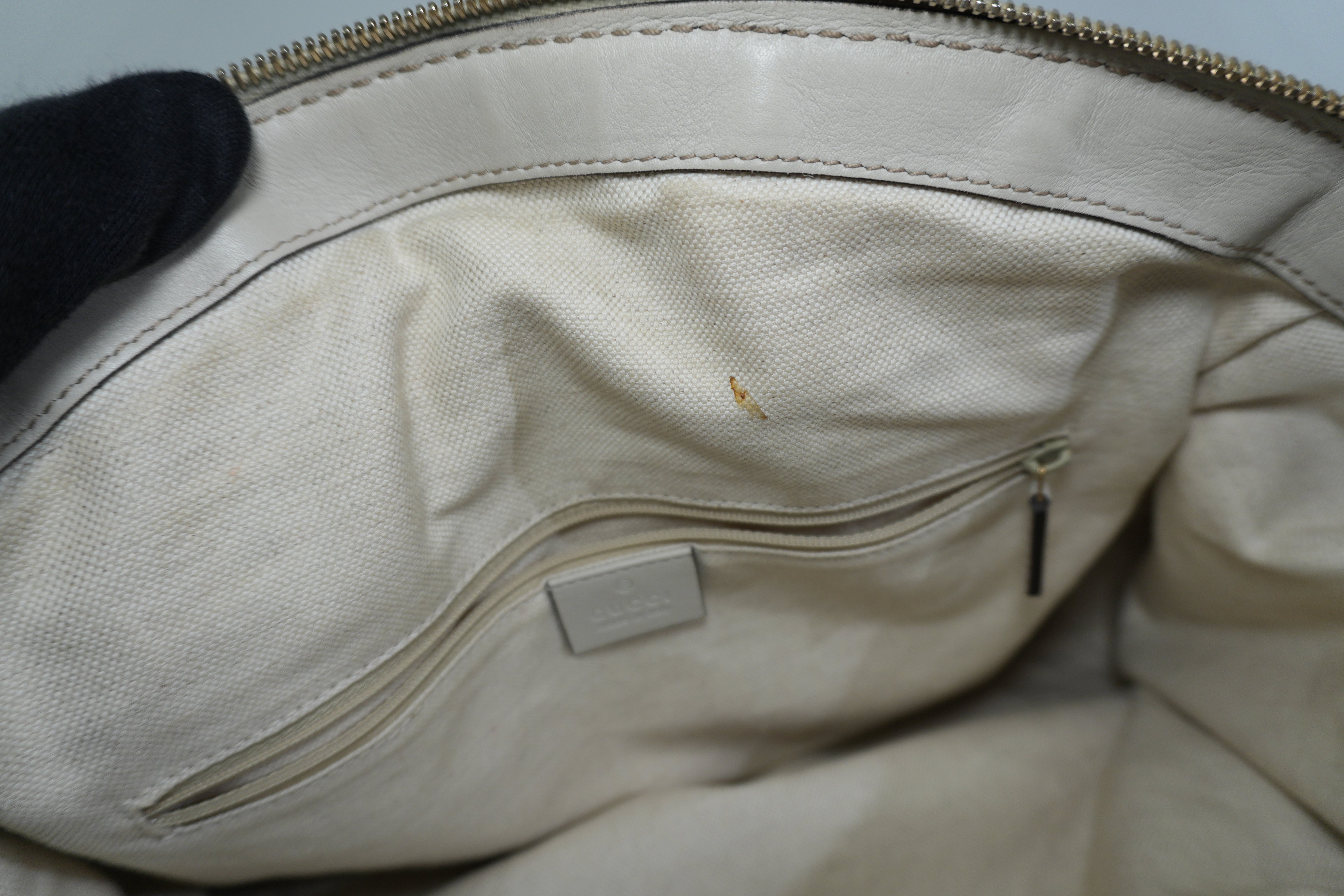 Pre-owned Gucci Two Way Sukey Shoulder Bag Ivory