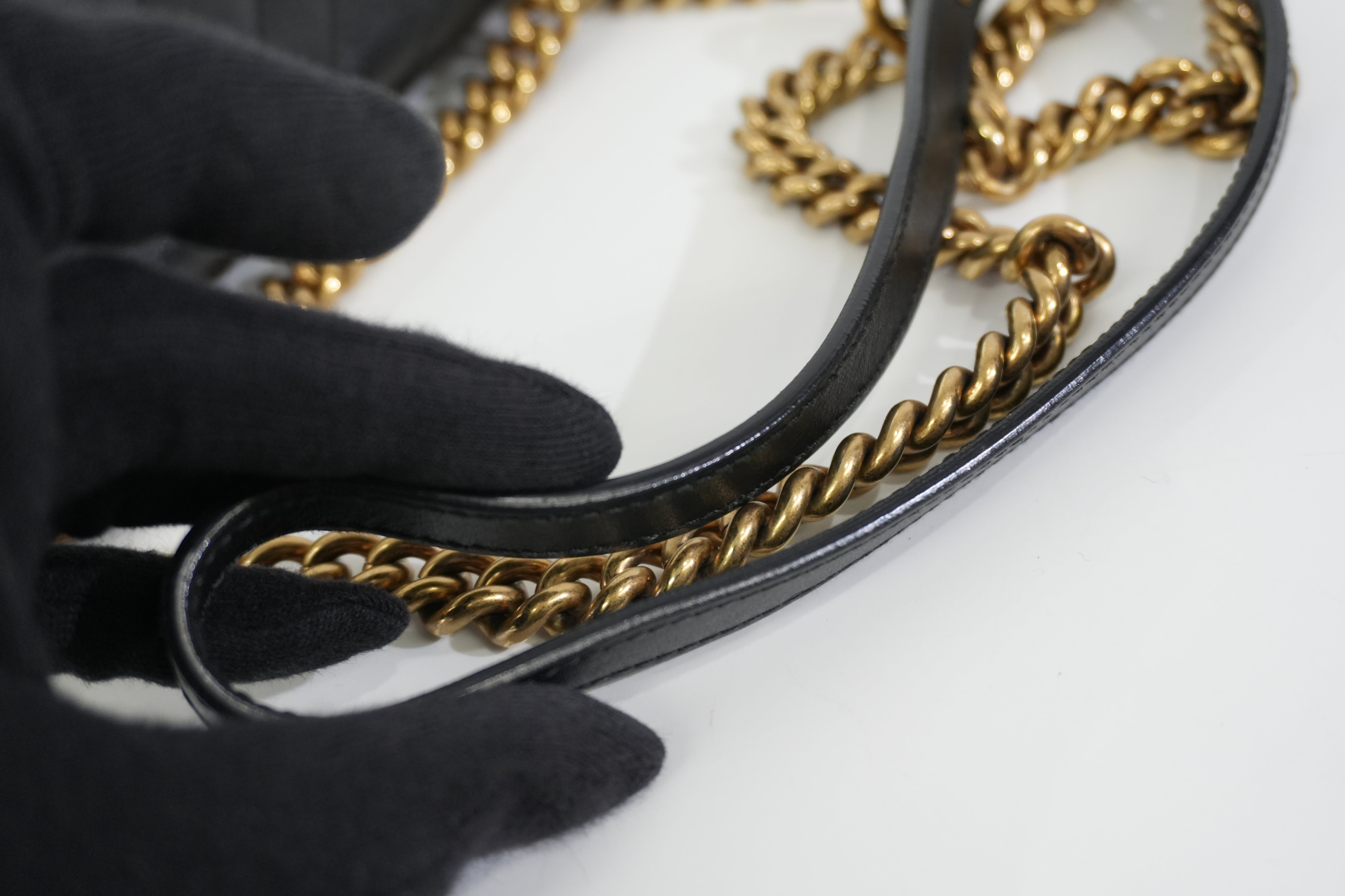 Pre-owned Gucci Marmont Shoulder Bag Black