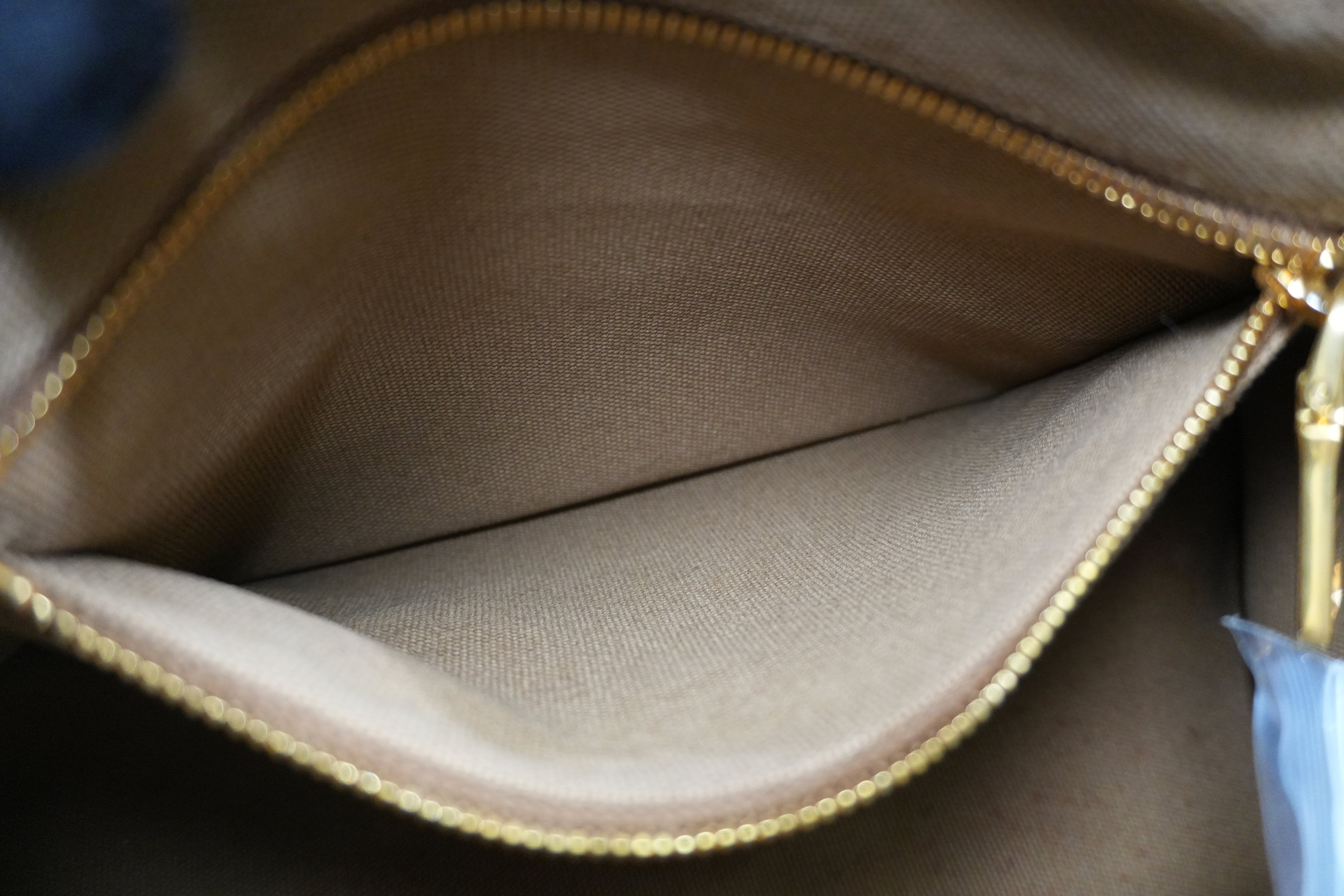 Pre-owned Prada Two Way Canapa Shoulder Bag Brown