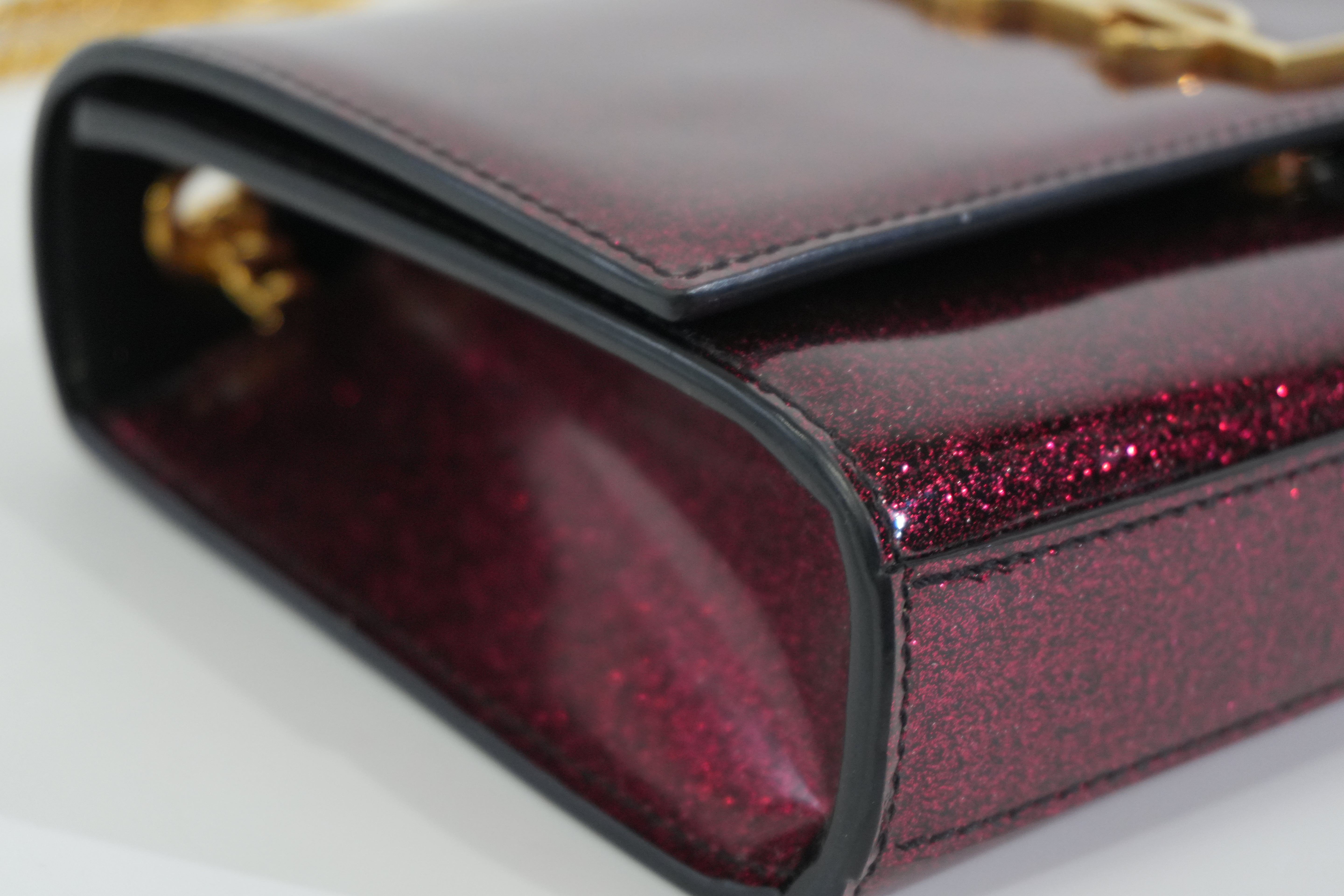 Pre-owned Saint Laurent Small Kate Chain Shoulder Bag Pink