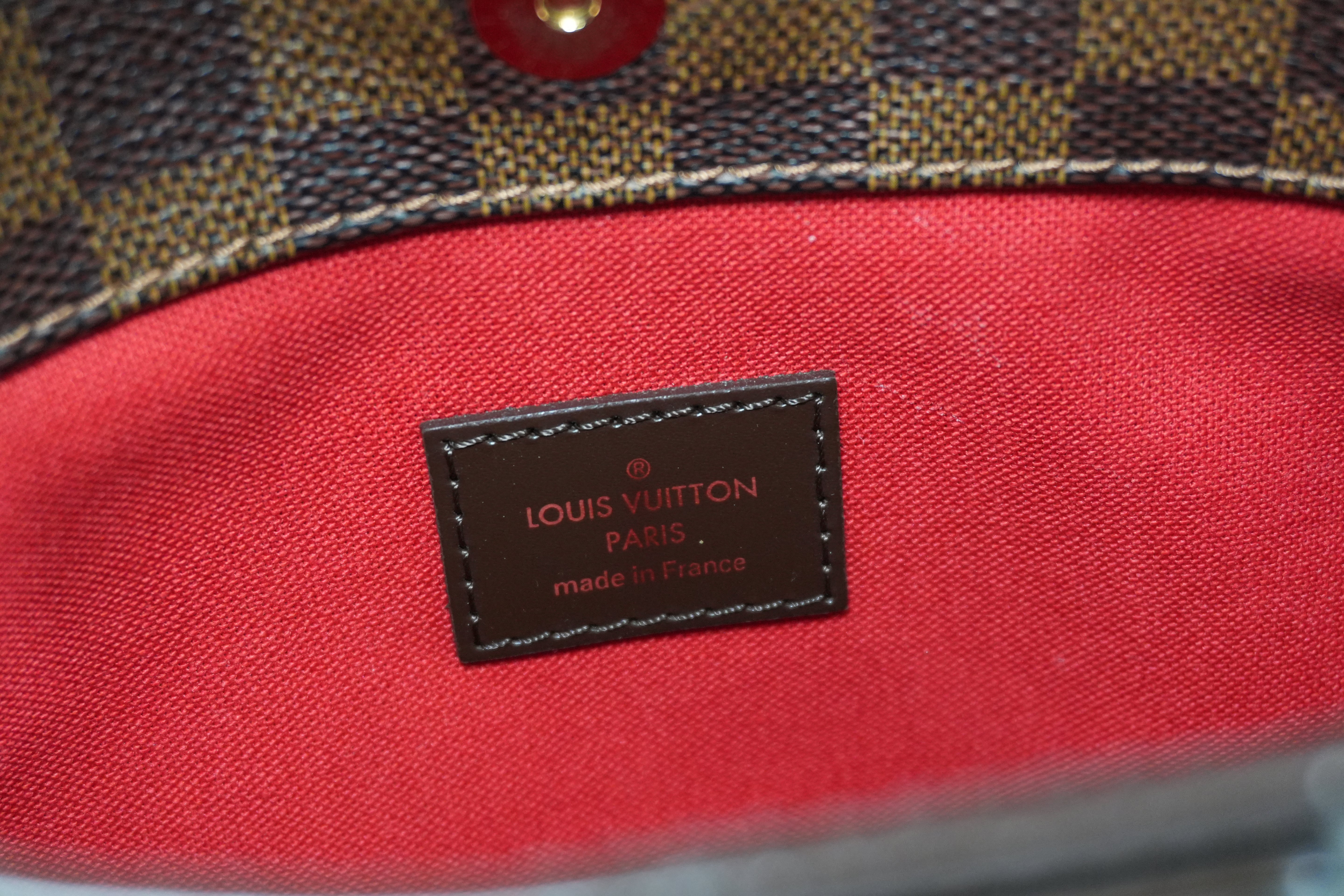 Pre-owned Louis Vuitton Damier Ebene Bloomsbury PM Shoulder Bag