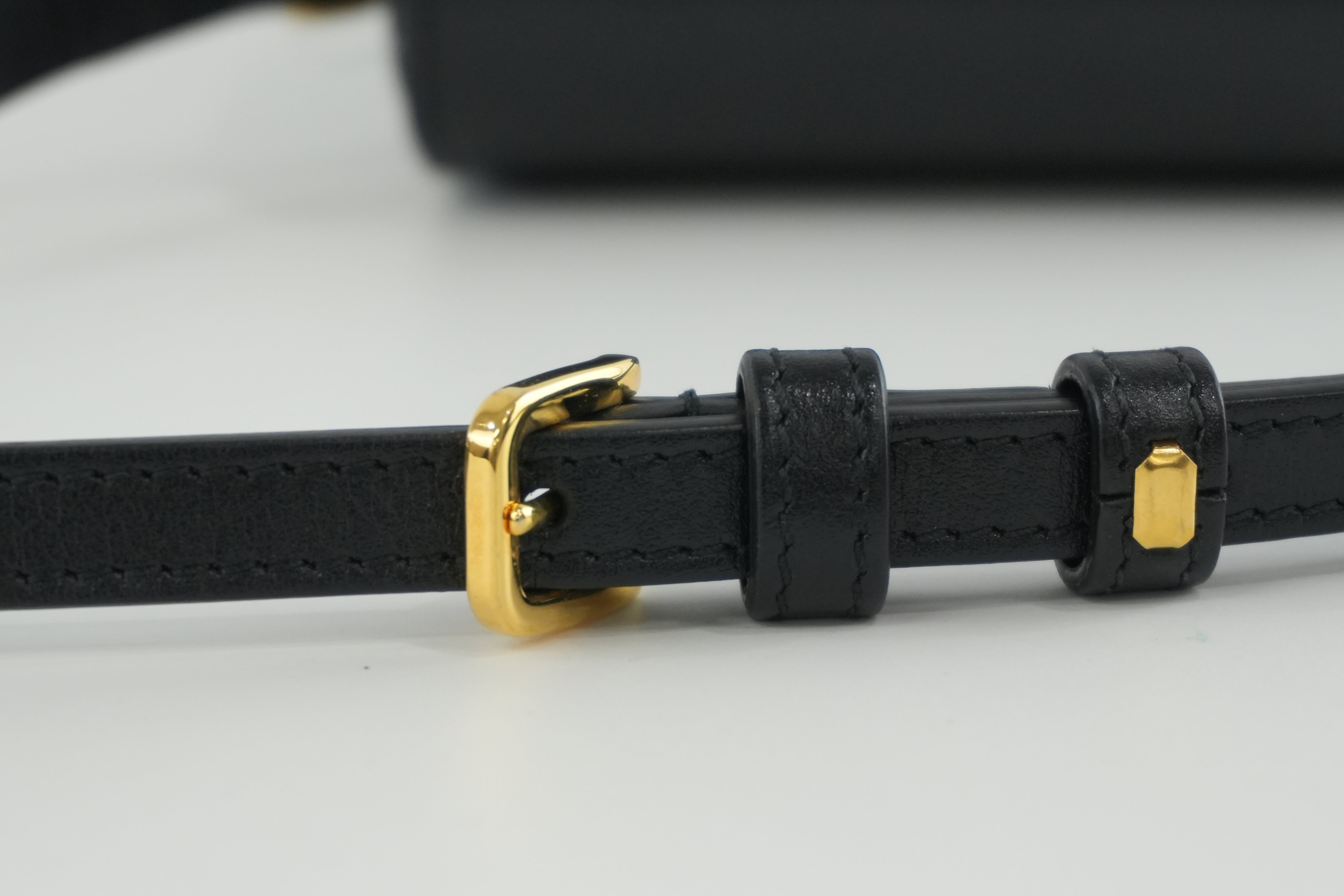 Gucci Horsebit Shoulder Bag Black Used
