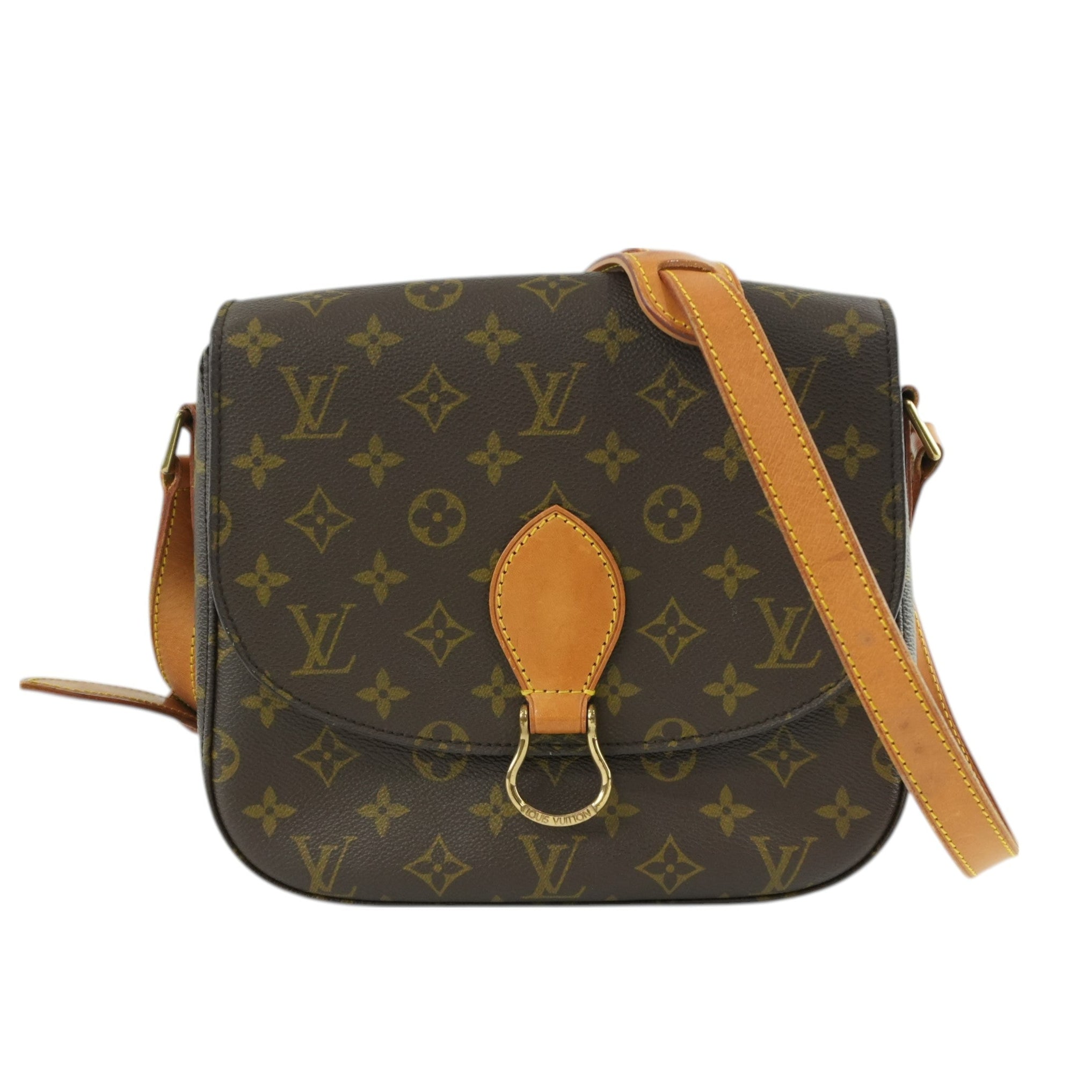 Pre-owned Louis Vuitton Monogram Saint Cloud GM Shoulder Bag