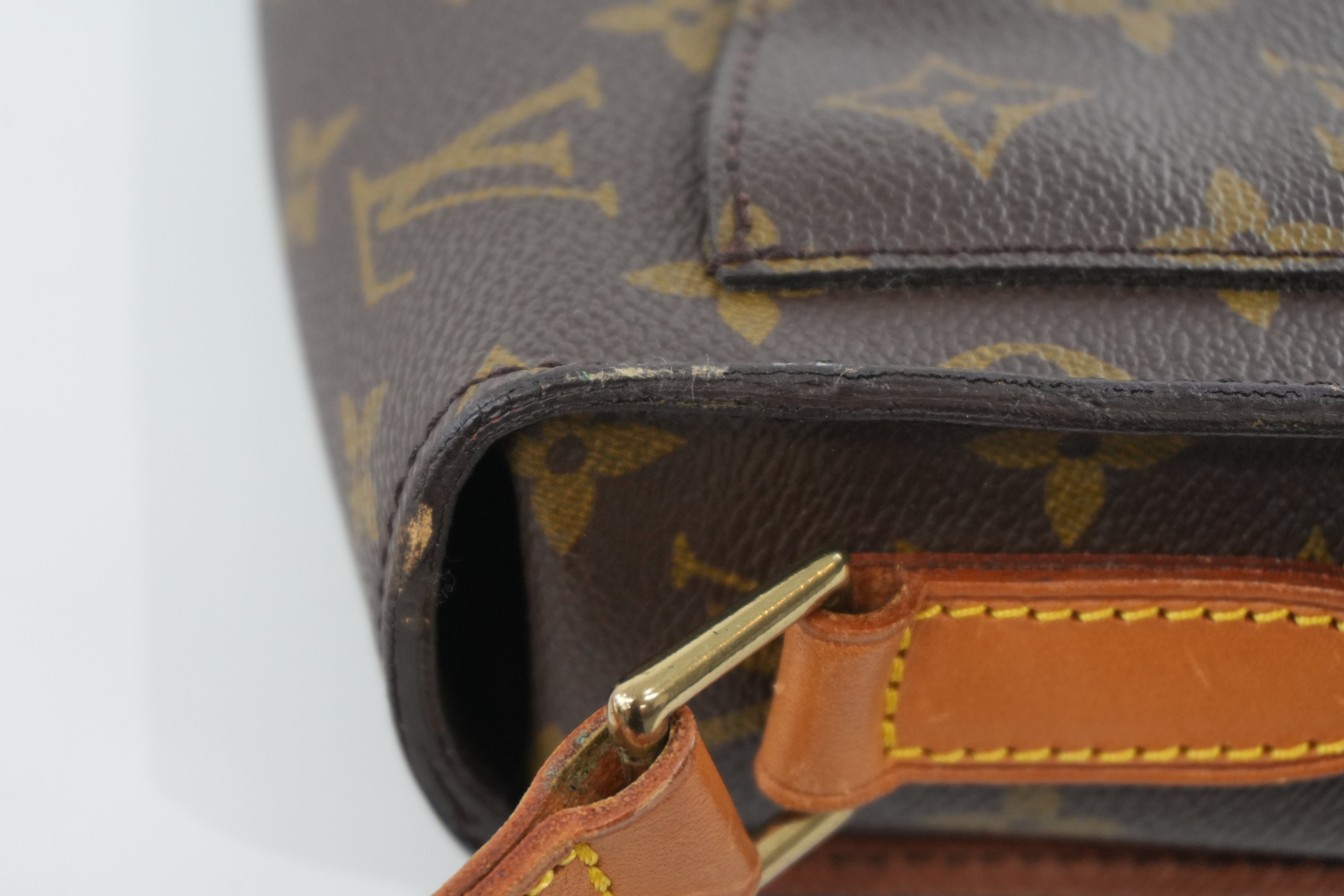Pre-owned Louis Vuitton Monogram Saint Cloud GM Shoulder Bag