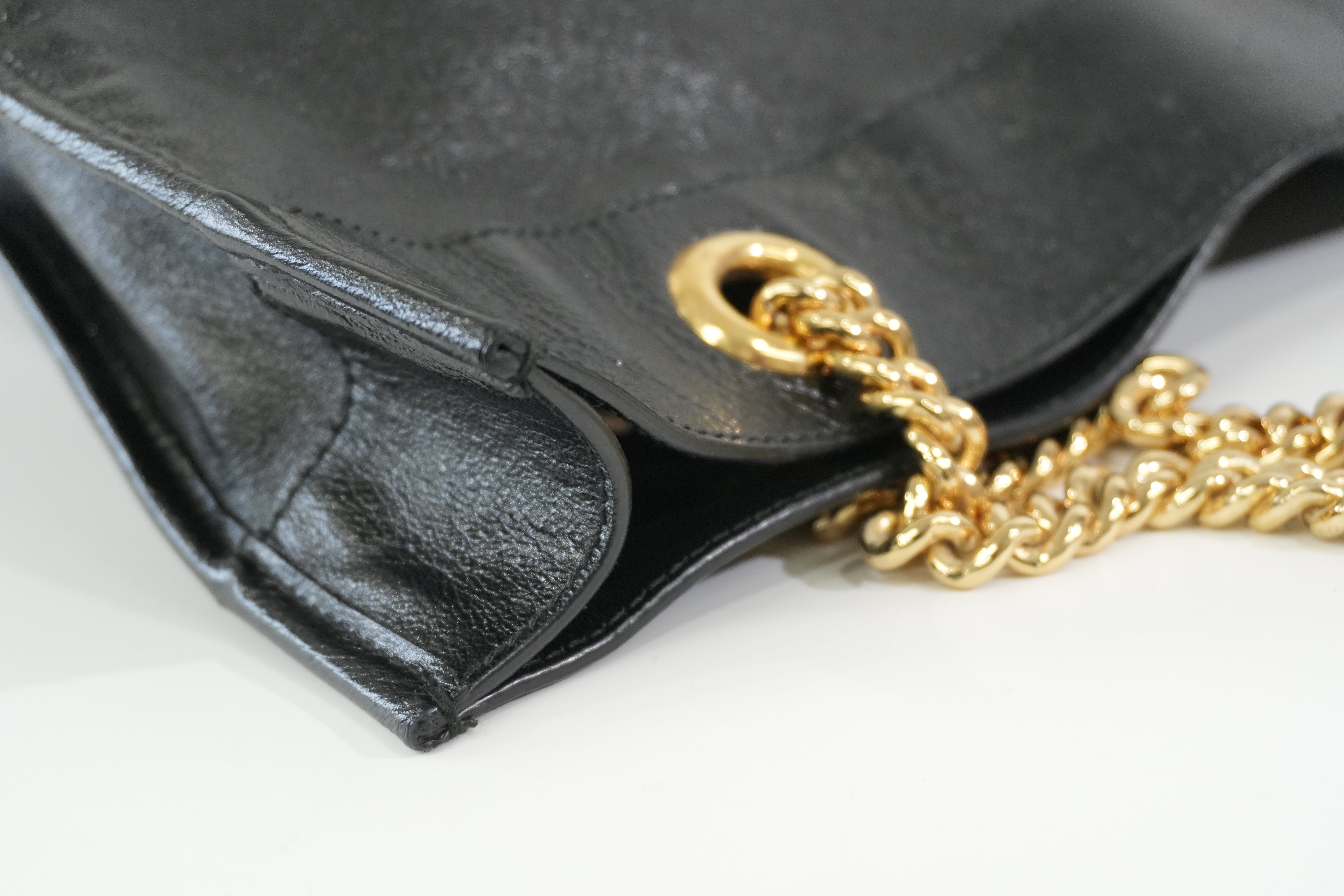 Pre-owned Gucci Rajah Large Tote Bag Black