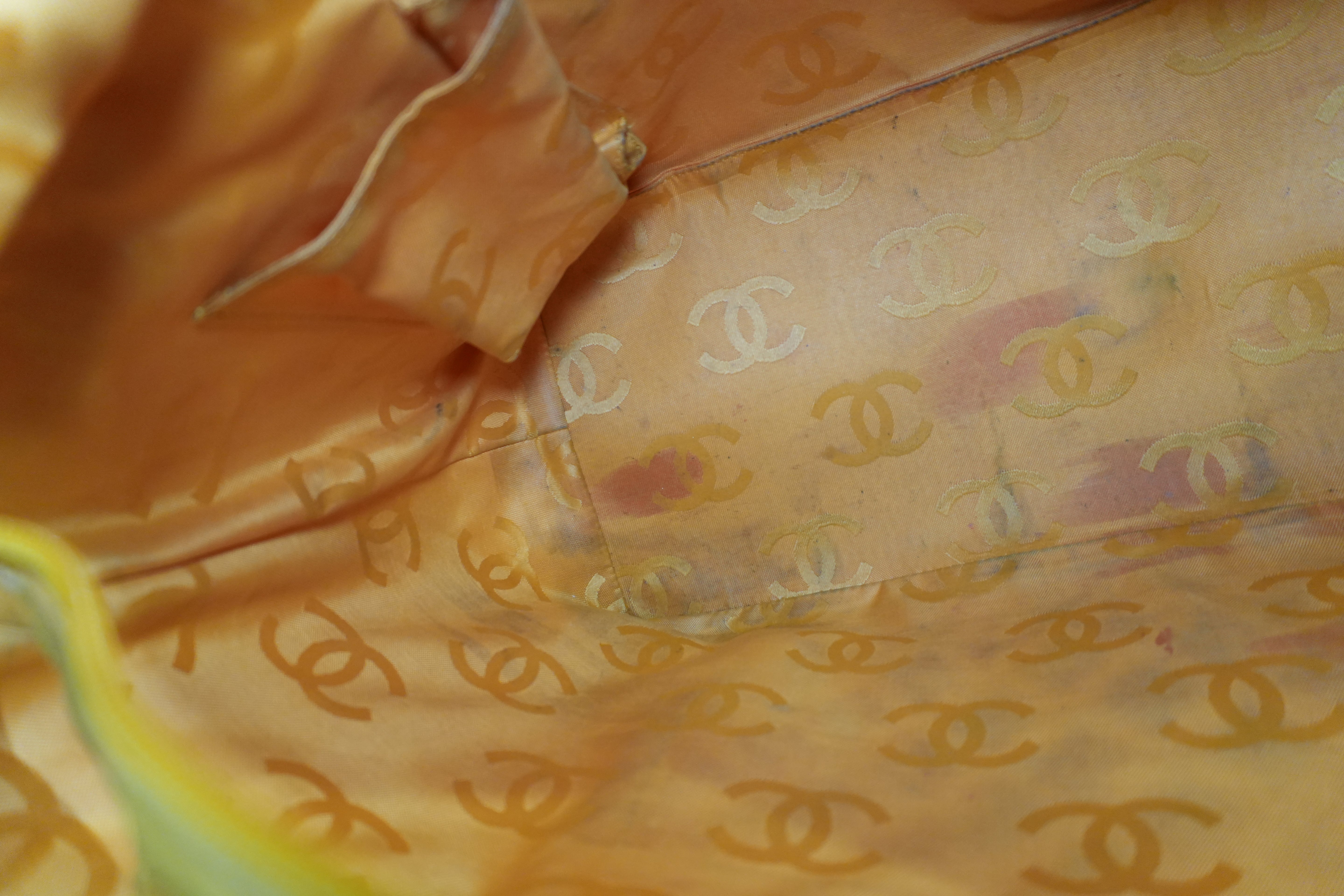 Pre-owned Chanel Cambon Tote Bag Black and Gray