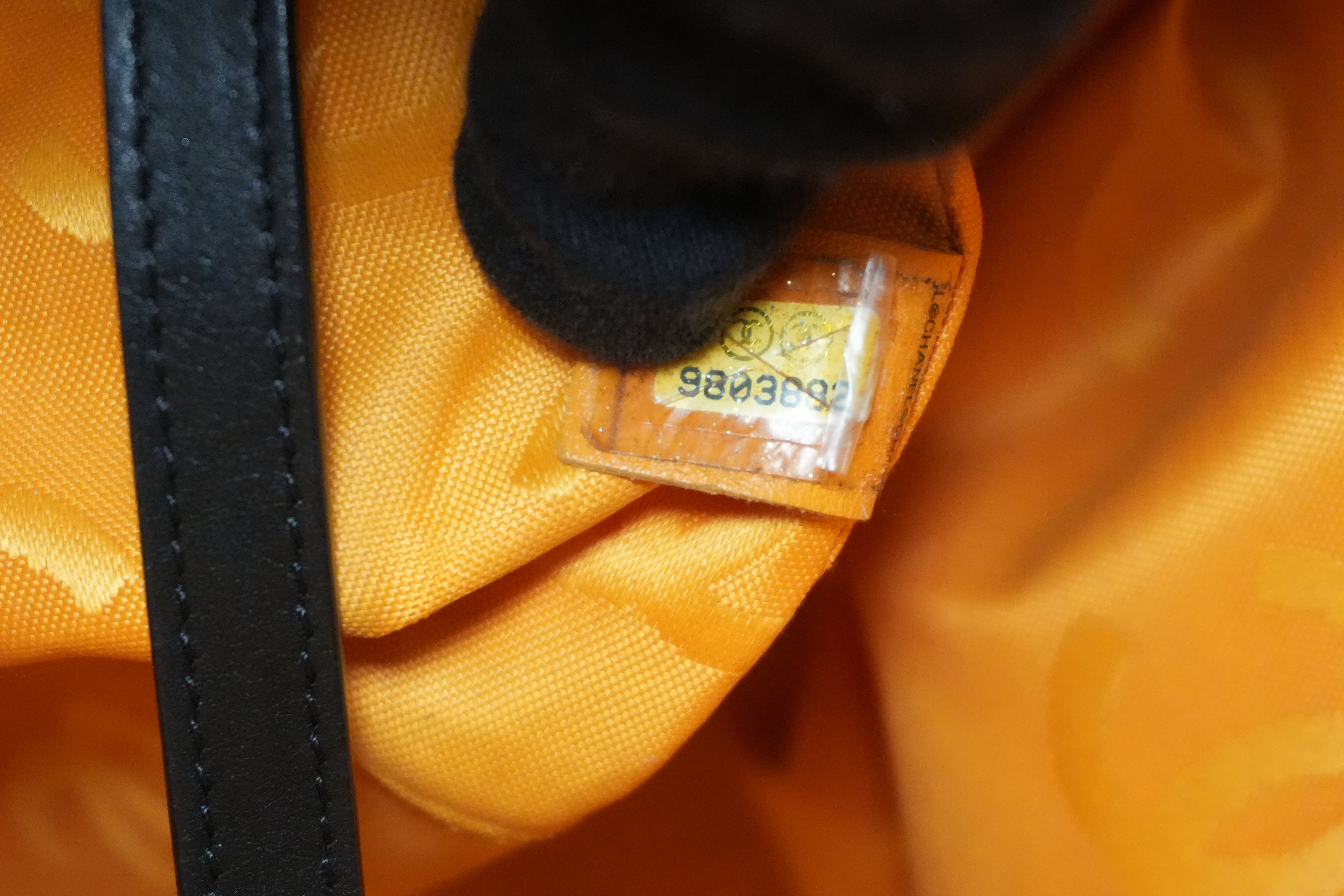 Pre-owned Chanel Cambon Tote Bag Black and Gray