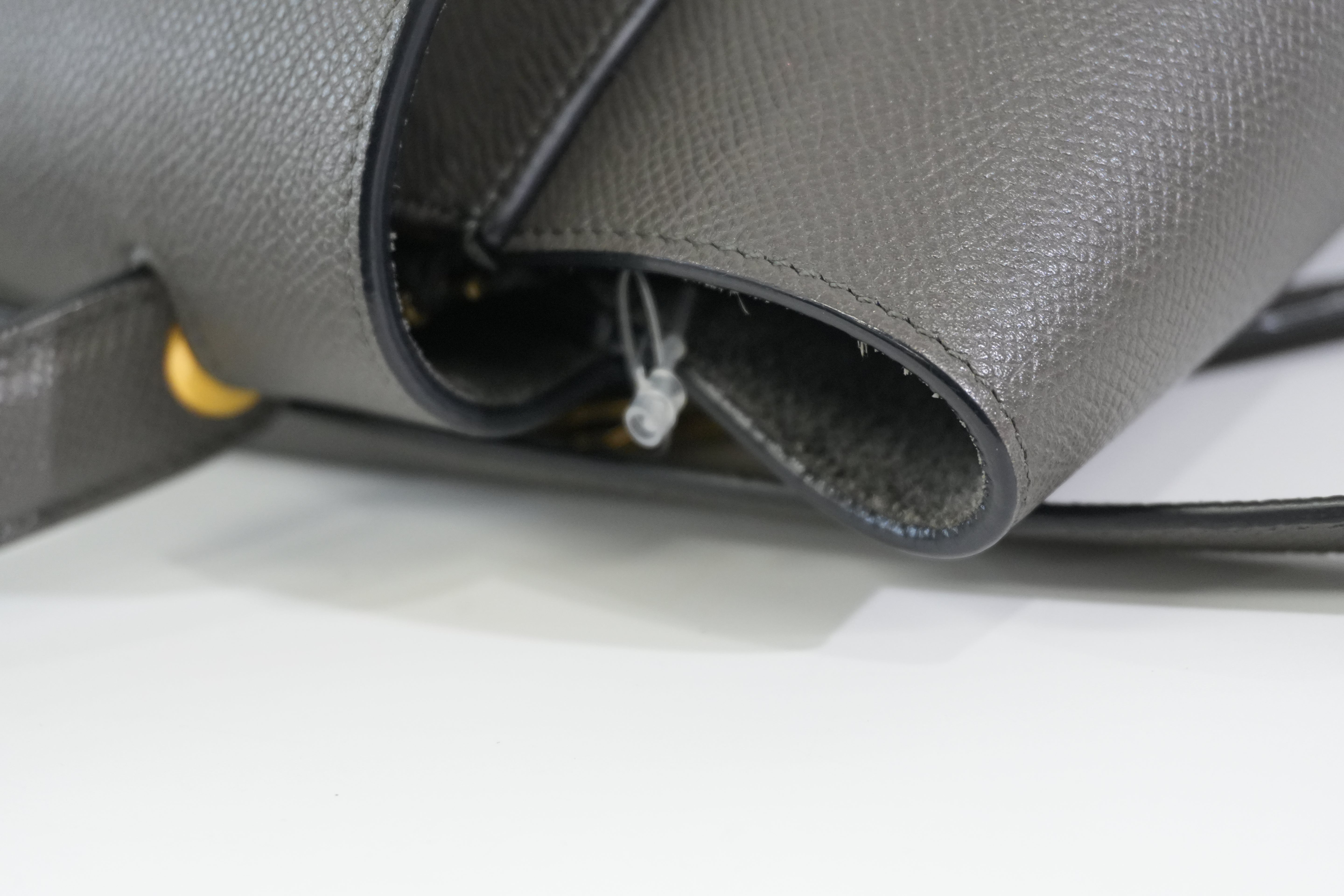 Pre-owned Celine Two Way Mini Belt Shoulder Bag Gray