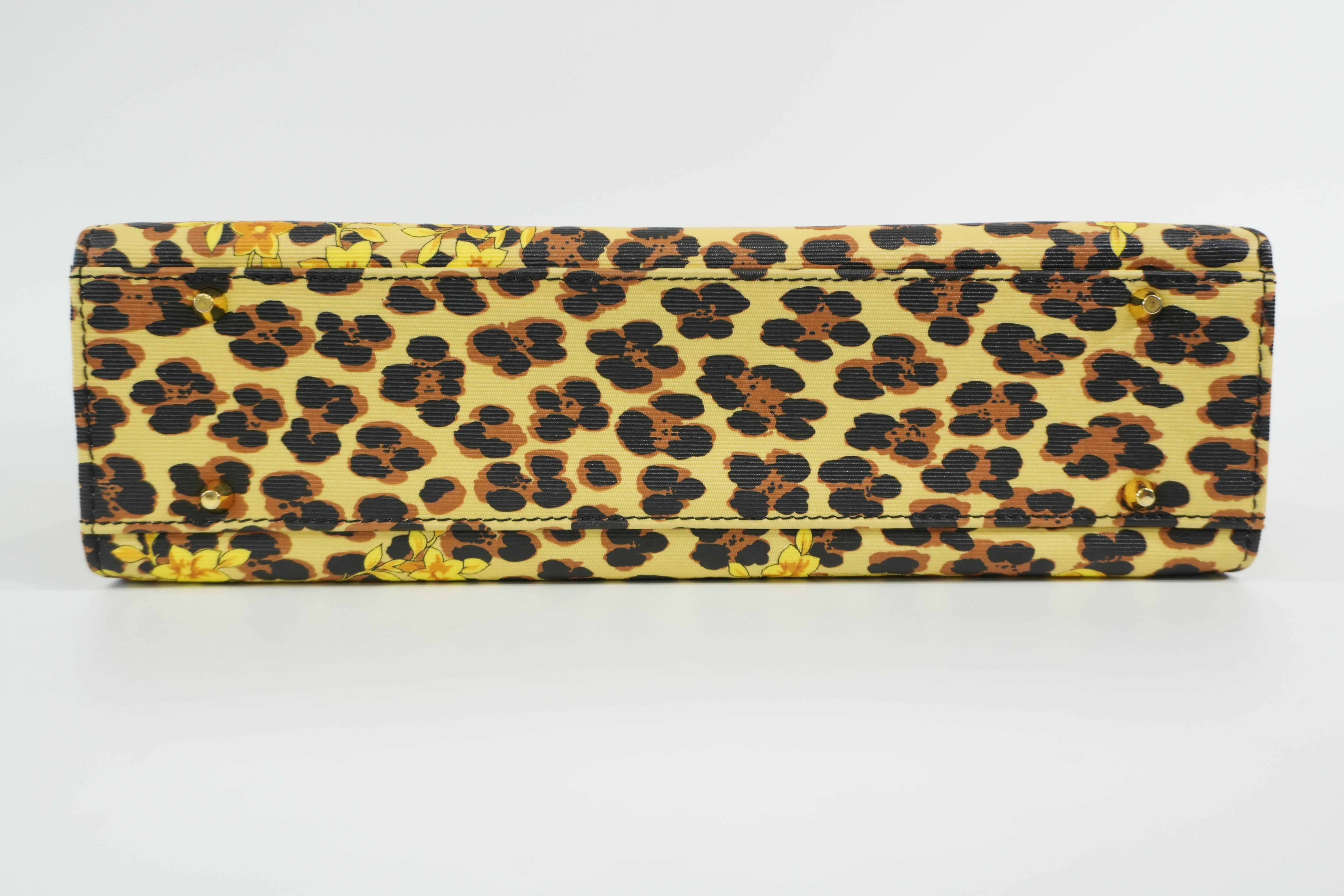 Pre-owned Versace Two Way Shoulder Bag Yellow