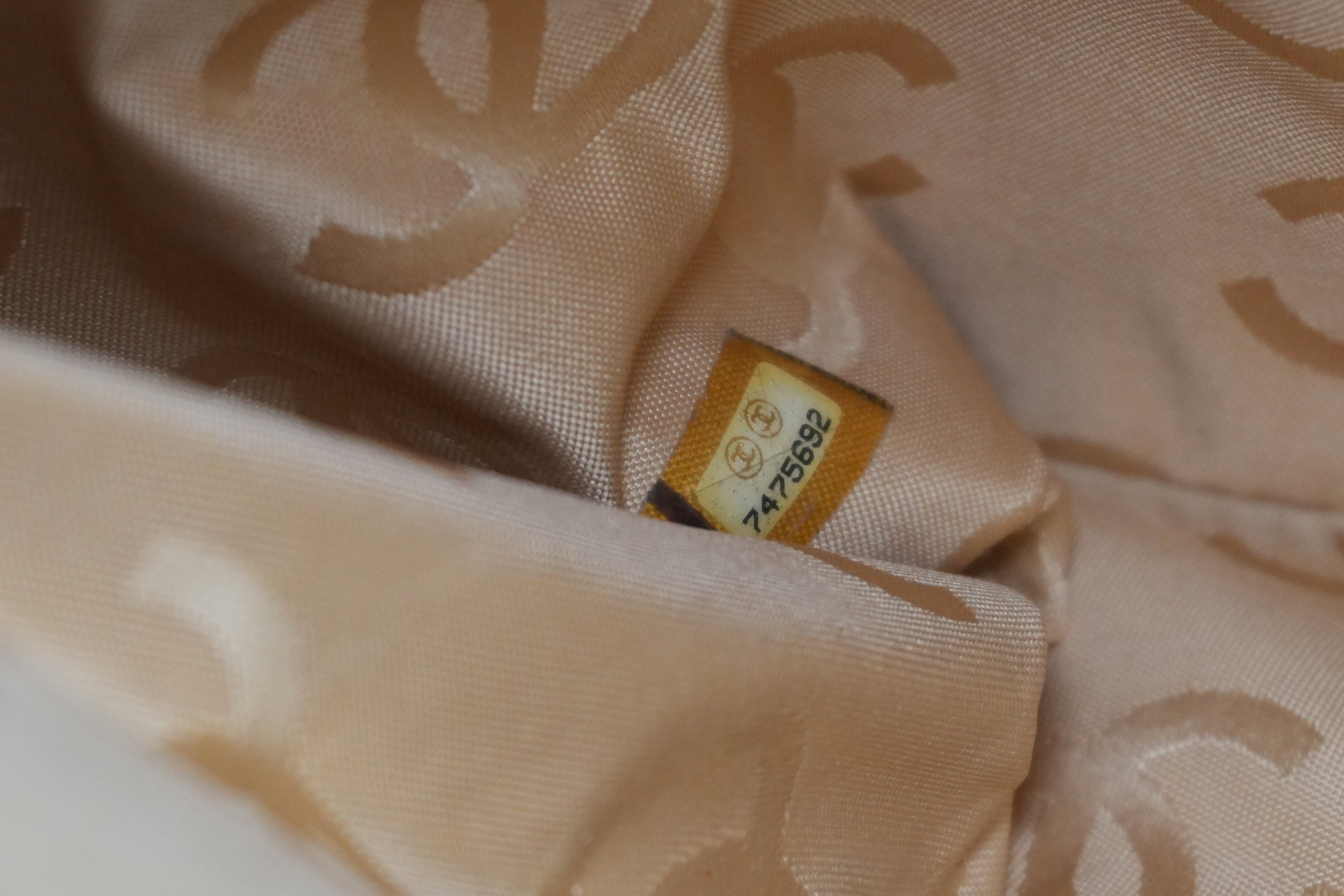 Pre-owned Chanel Wild Stitch Shoulder Bag Beige