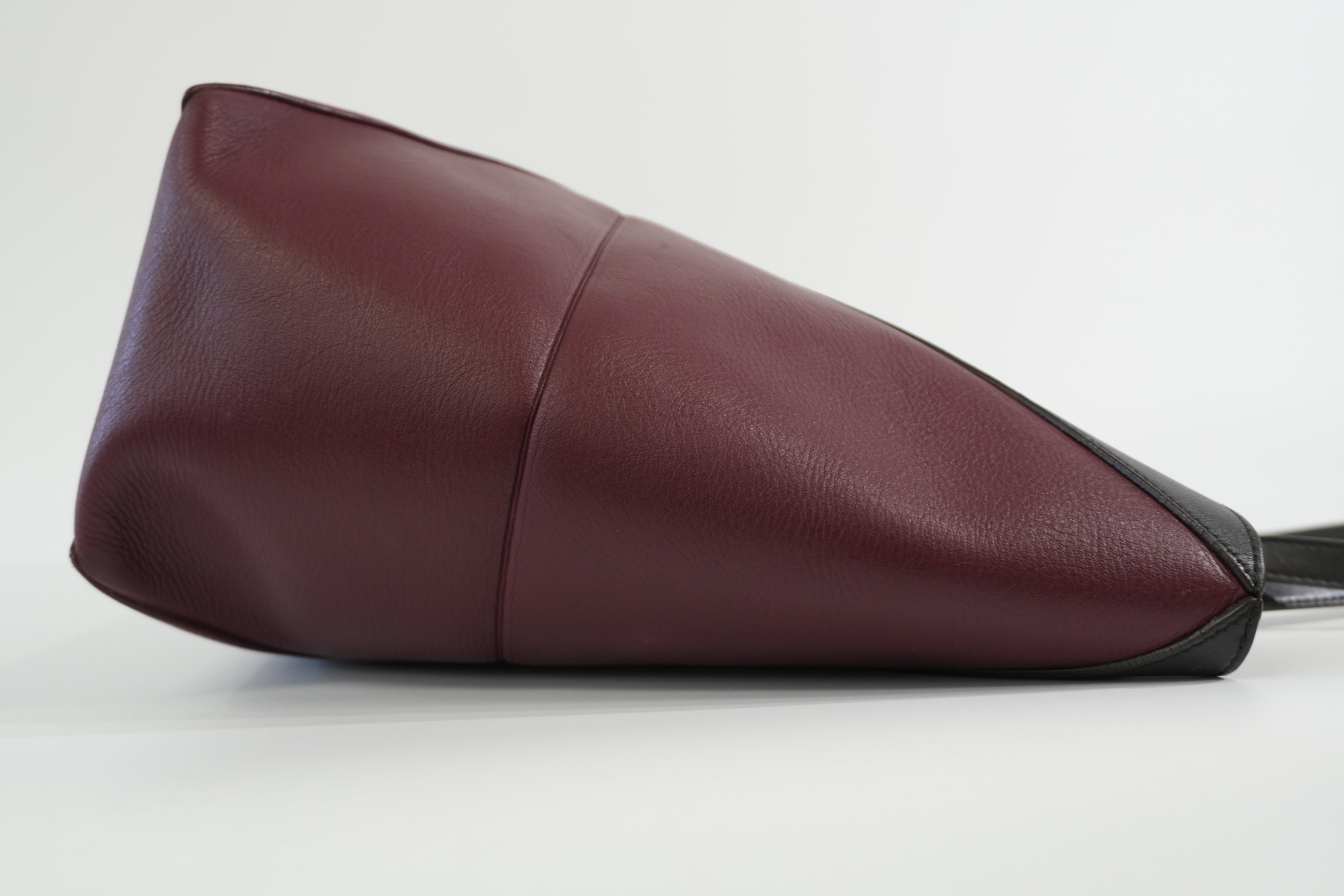 Pre-owned Loewe Puzzle Fold Tote Bag Brown and Burgundy