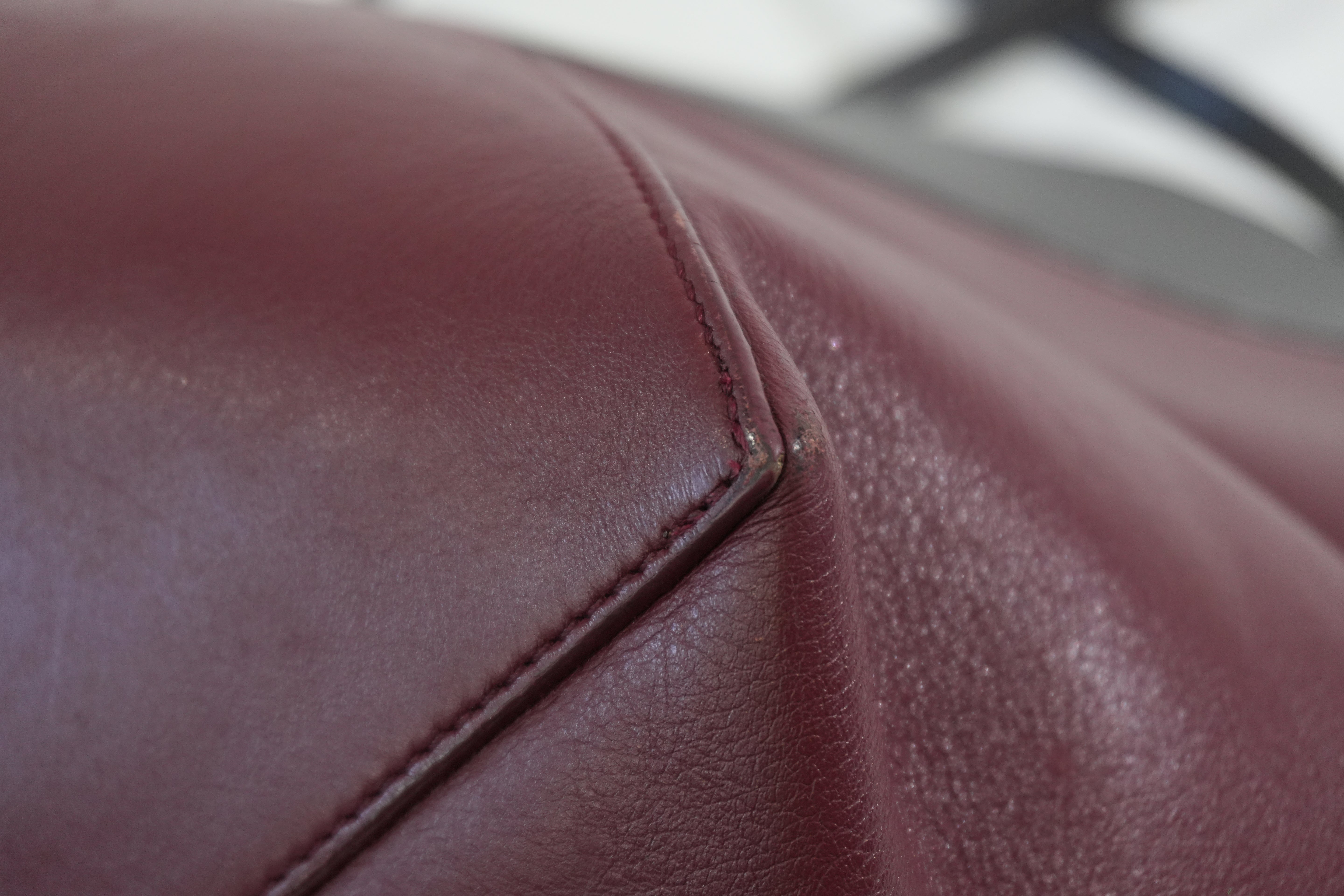 Pre-owned Loewe Puzzle Fold Tote Bag Brown and Burgundy