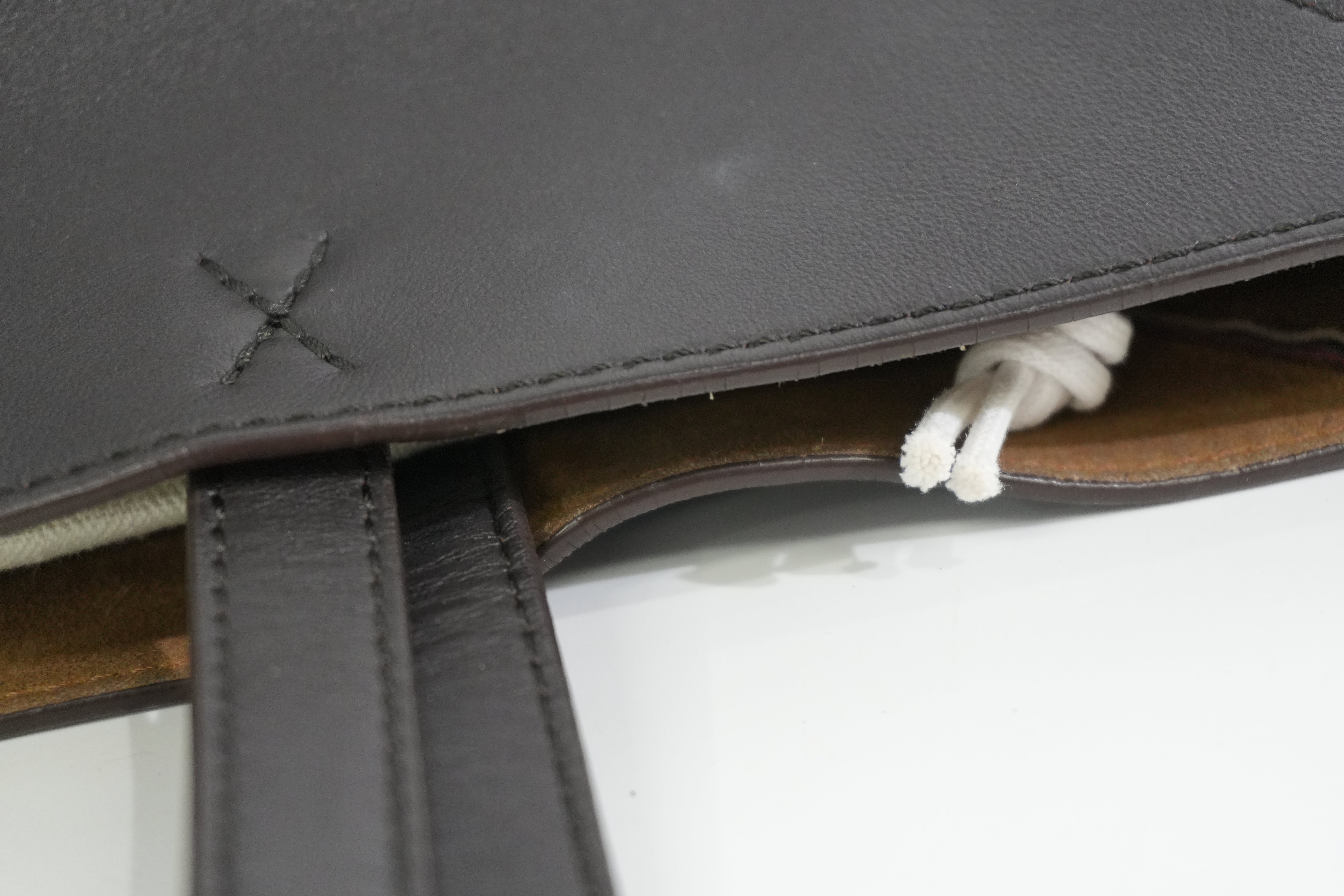 Pre-owned Loewe Puzzle Fold Tote Bag Brown and Burgundy